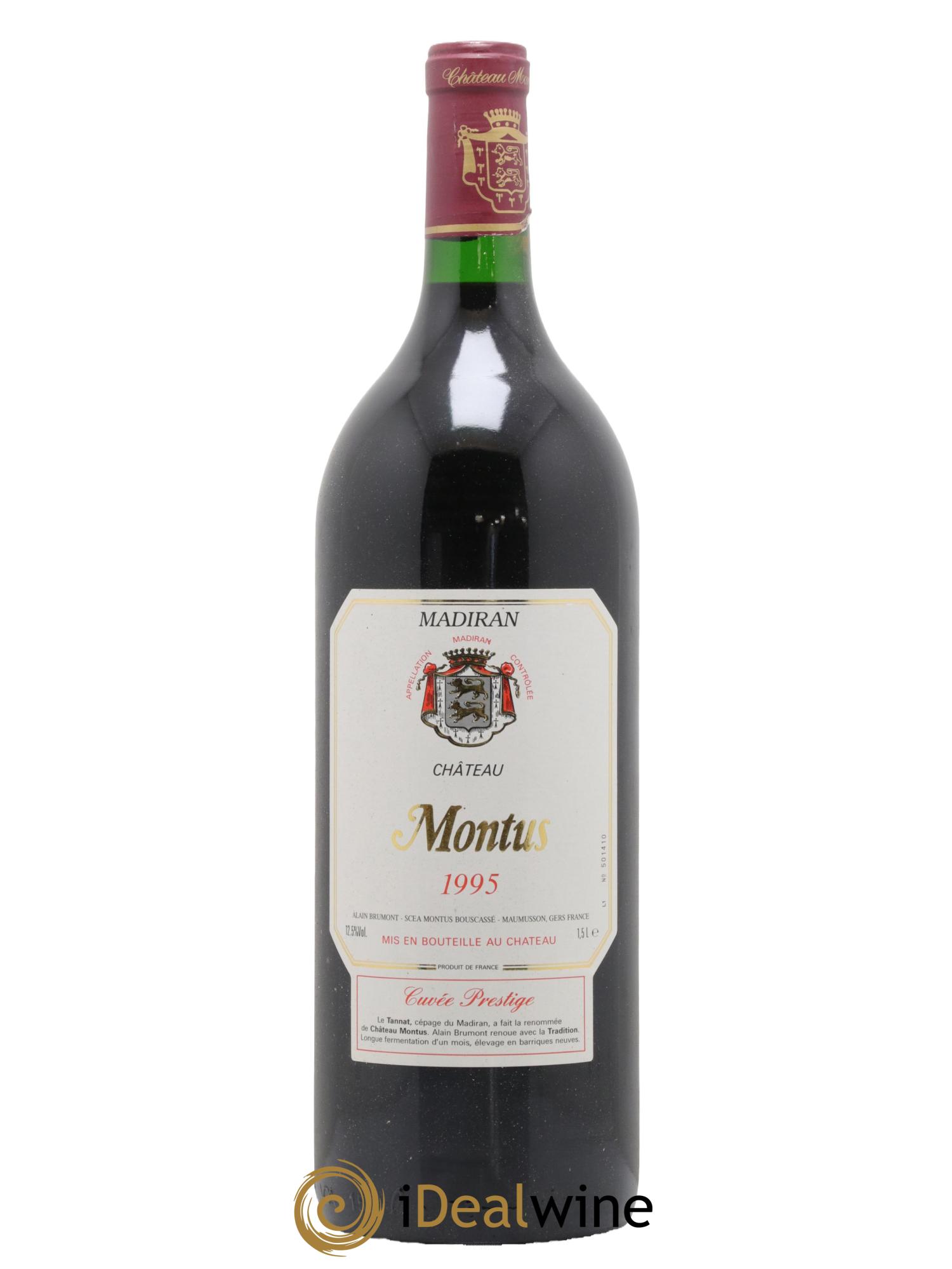 Madiran Château Montus-Prestige Alain Brumont 1995 - Lot de 1 magnum - 0