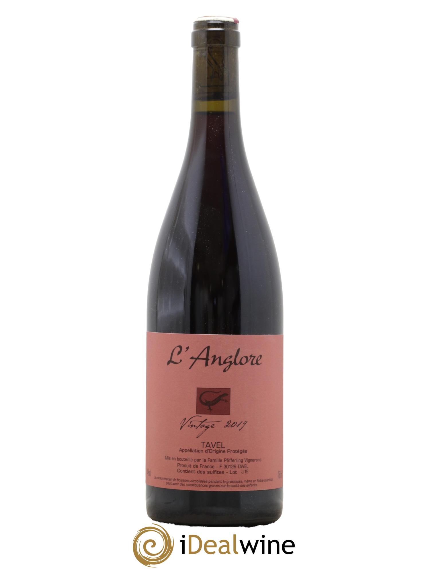 Tavel Vintage L'Anglore 2019 - Lot de 1 bouteille - 0