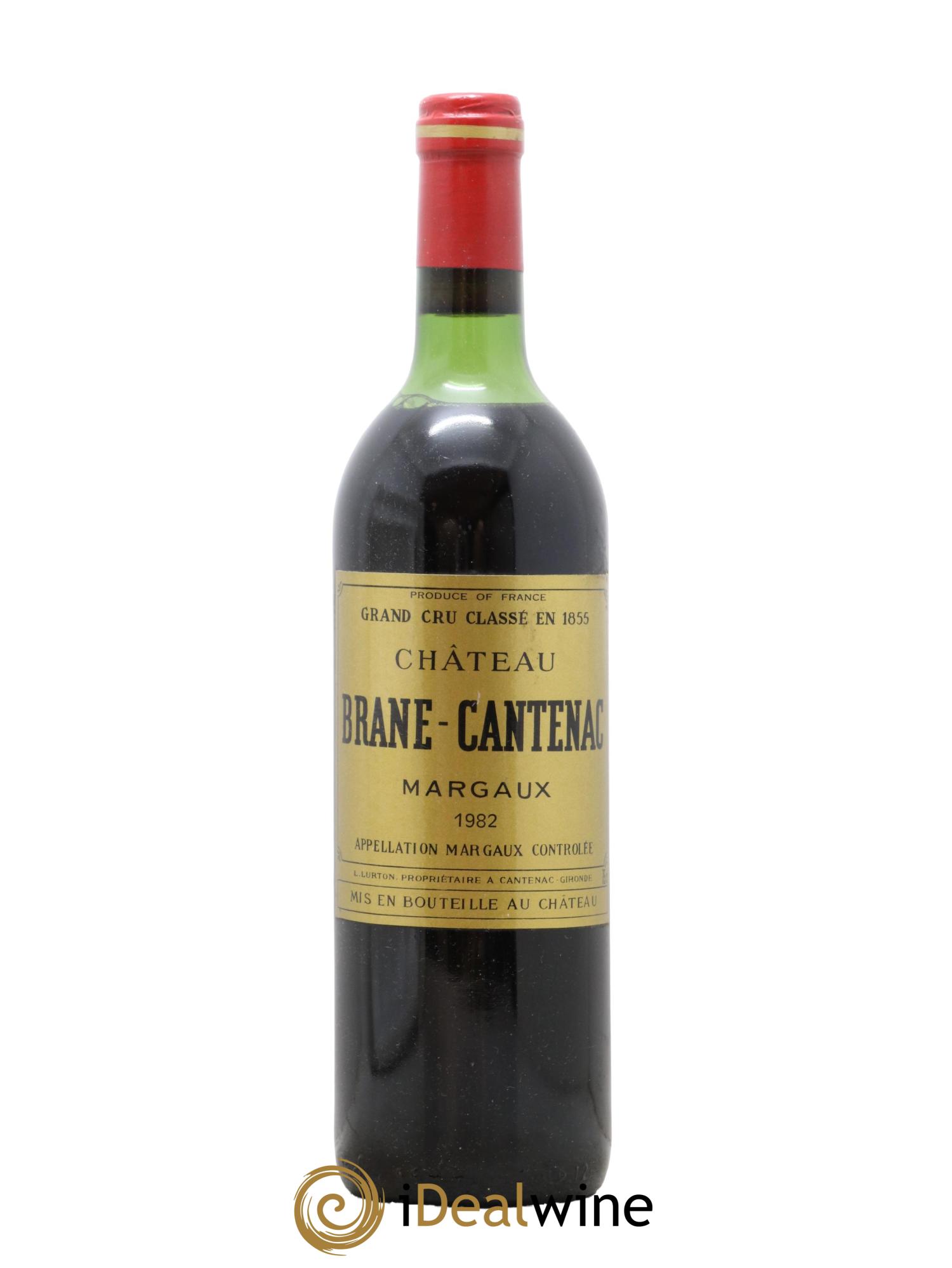 Château Brane Cantenac 2ème Grand Cru Classé 1982 - Lot de 1 bouteille - 0