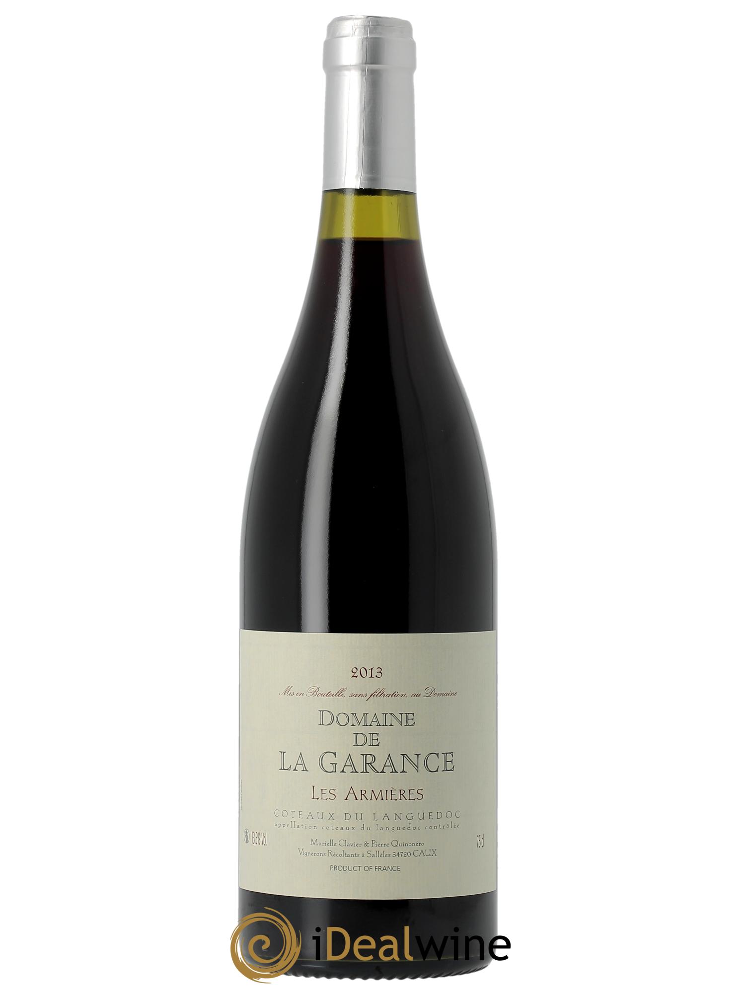 Coteaux du Languedoc de La Garance (Domaine) Les Armières   2013 - Lot de 1 bouteille - 3