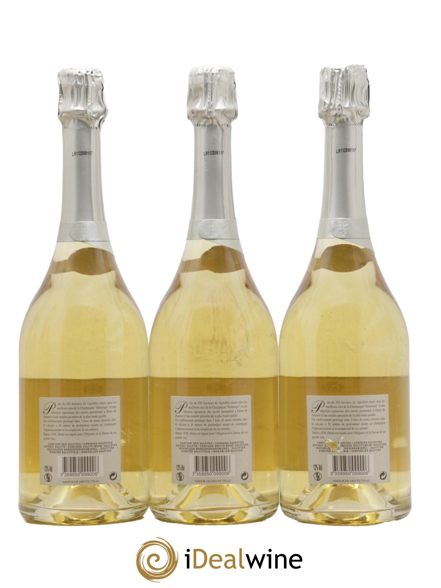 Amour de Deutz Brut Deutz 2008 - Lot de 3 bouteilles - 1