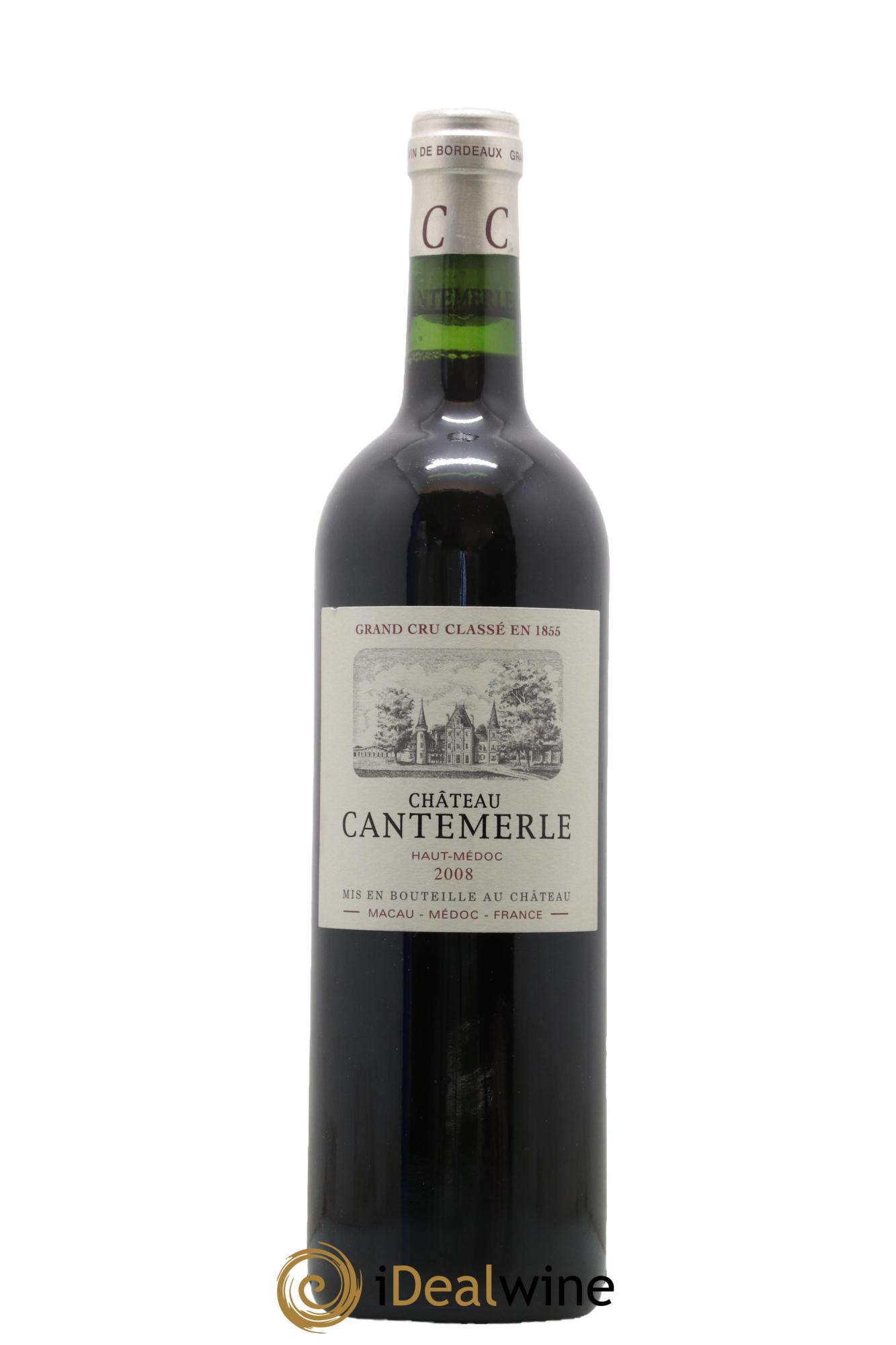 Château Cantemerle 5ème Grand Cru Classé 2008 - Lot of 1 bottle - 0