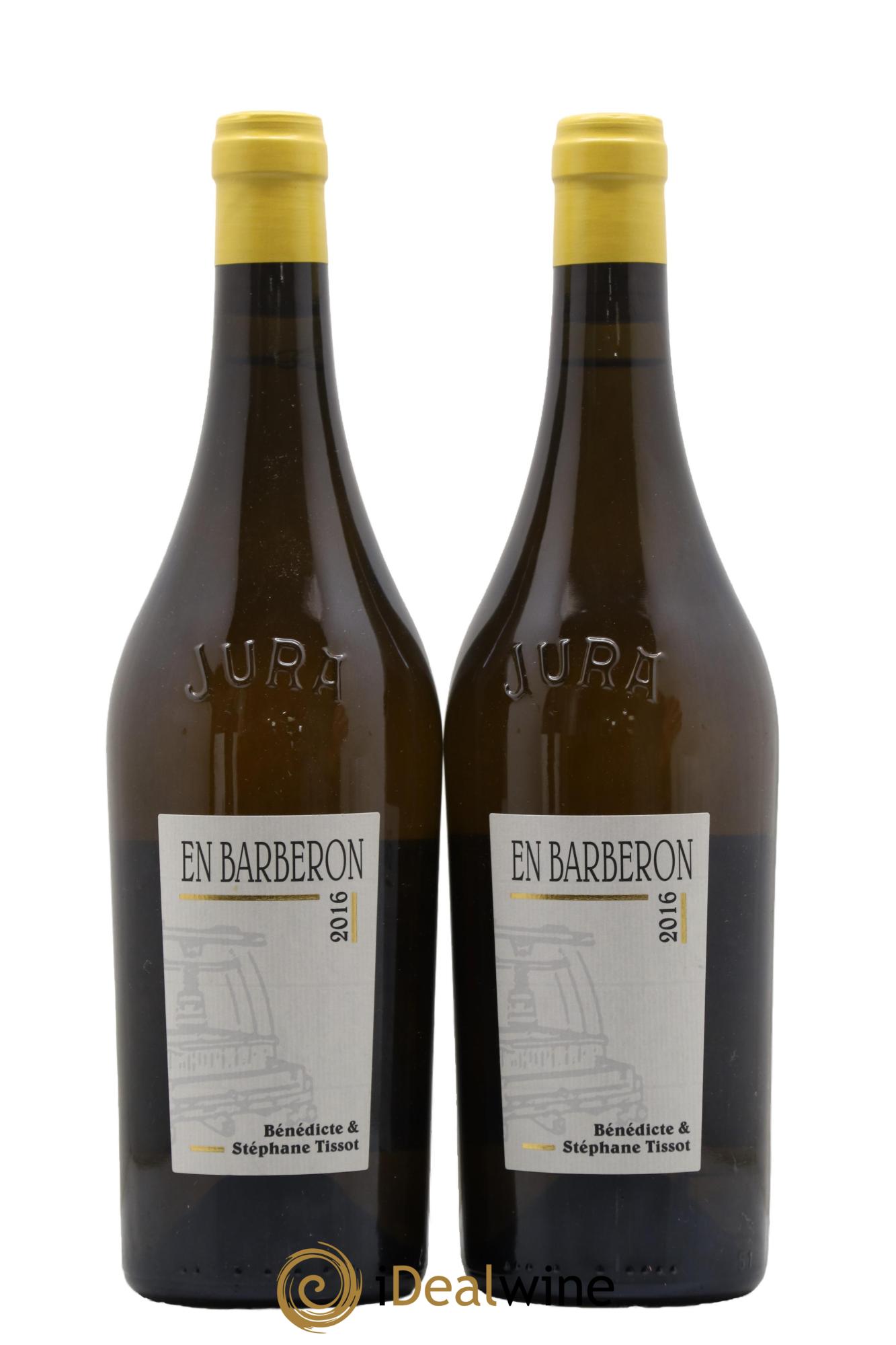 Côtes du Jura En Barberon Bénédicte et Stéphane Tissot 2016 - Lot of 2 bottles - 0