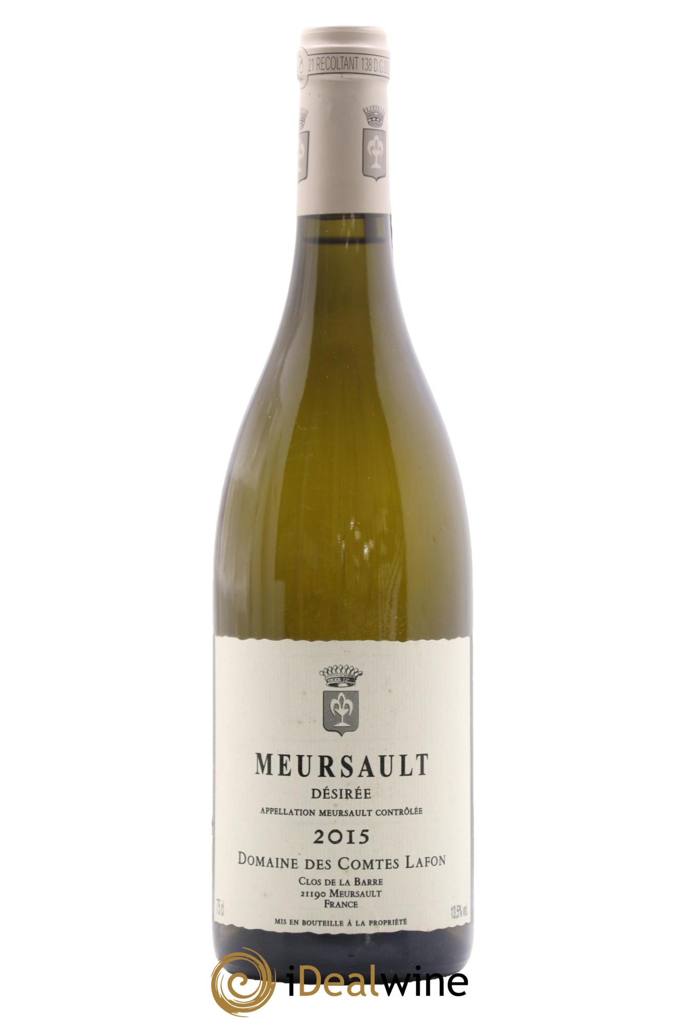 Meursault Désirée Comtes Lafon (Domaine des)  2015 - Lot de 1 bouteille - 0