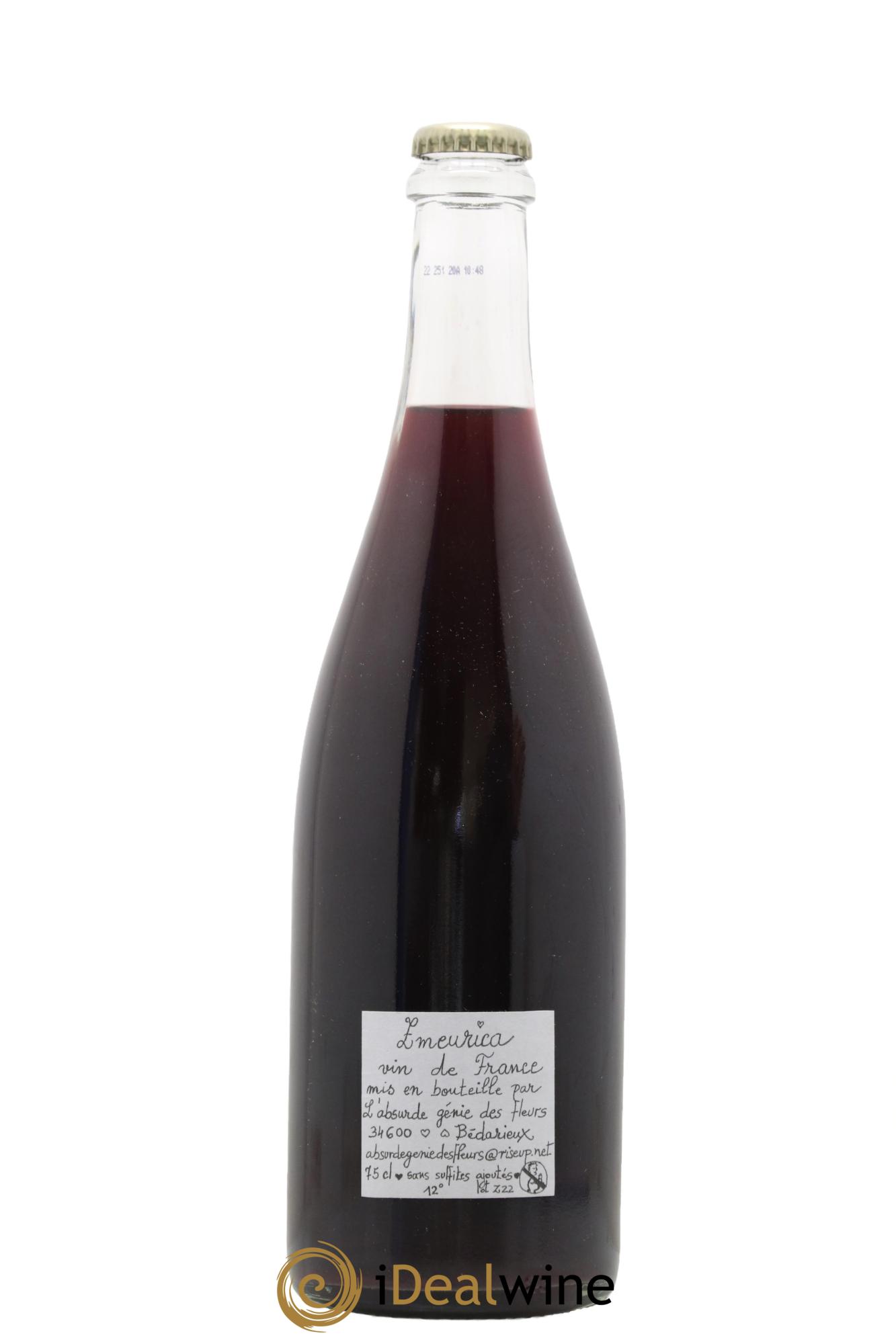 Vin de France Absurde Genie Des Fleurs Zmeurica 2022 - Posten von 1 Flasche - 1