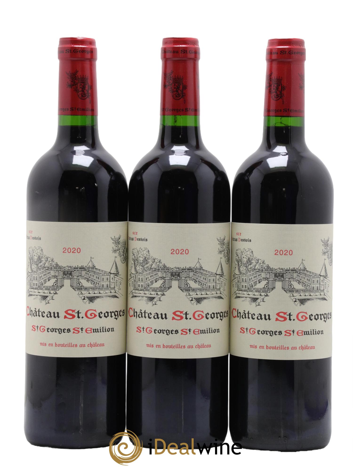 Saint Georges-Saint-Emilion Château St Georges 2020 - Lot of 3 bottles - 0