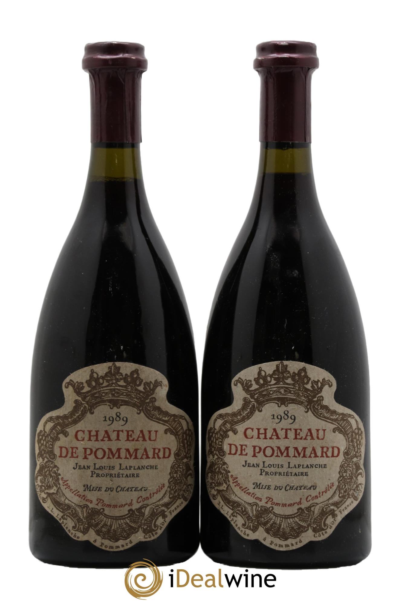 Pommard Château de Pommard 1989 - Posten von 2 Flaschen - 0