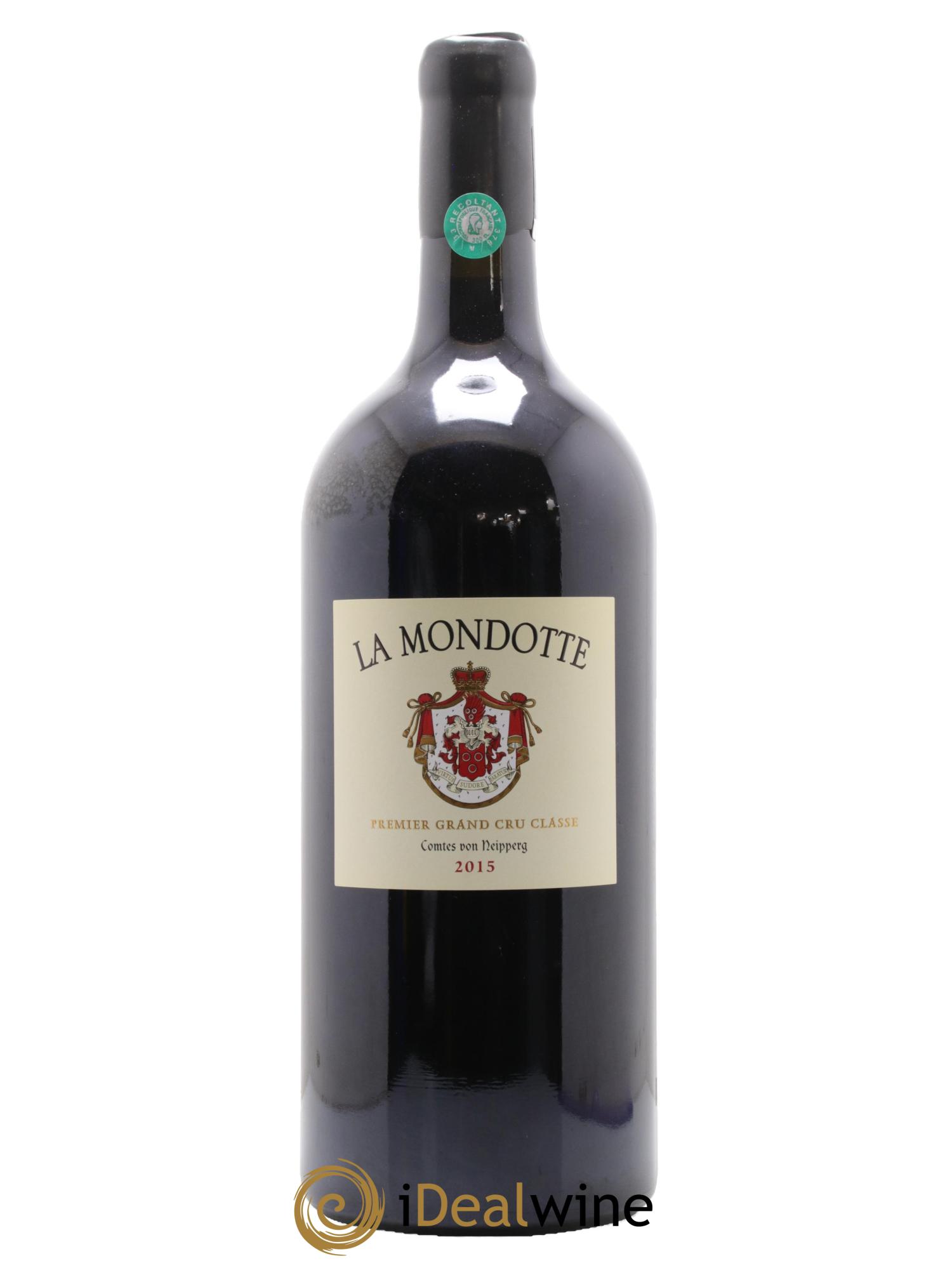 La Mondotte 1er Grand Cru Classé B depuis 2012 2015 - Lot de 1 double magnum - 1