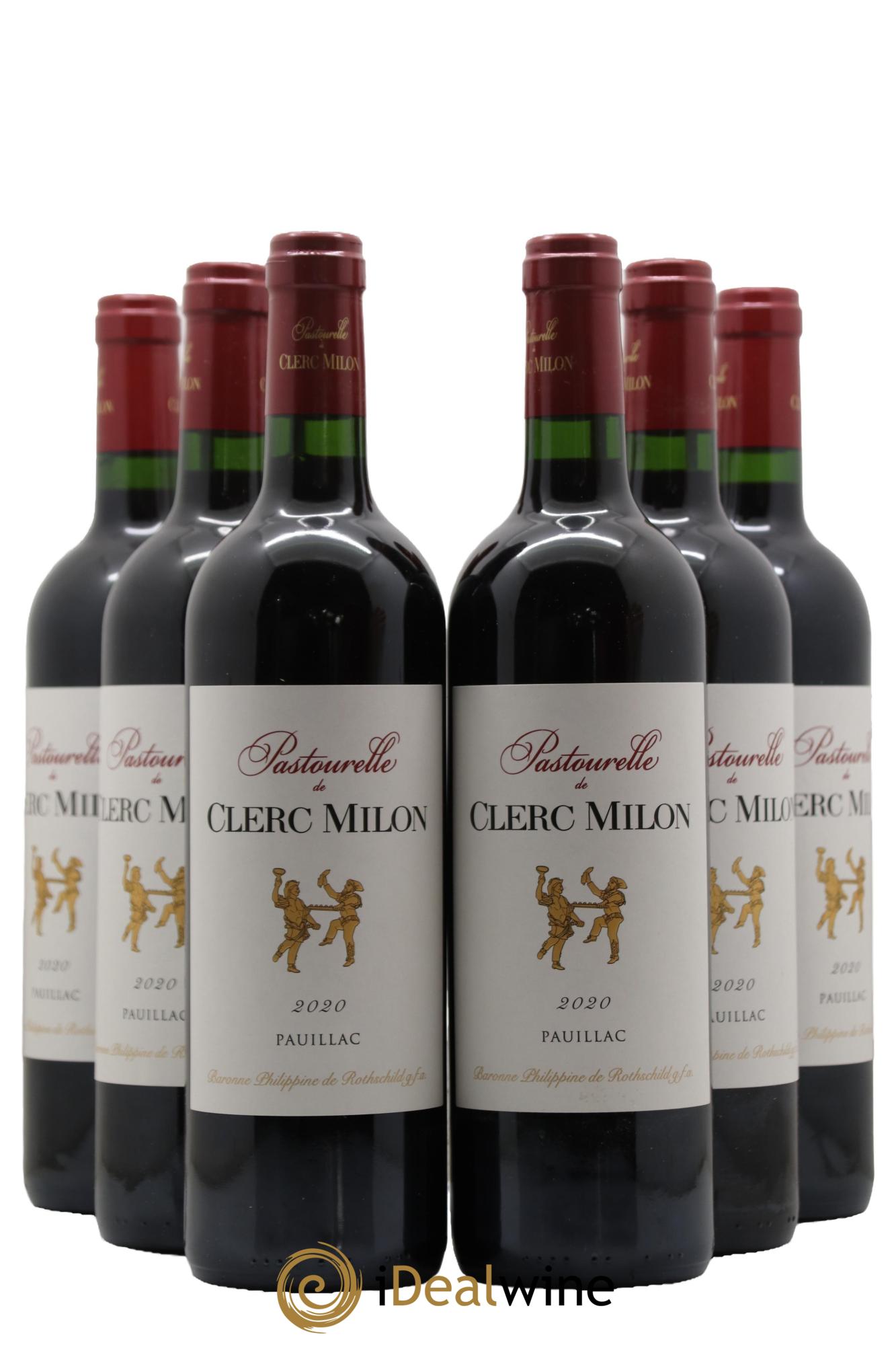 Pauillac Pastourelle Château De Clerc Million 2020 - Lot of 6 bottles - 0