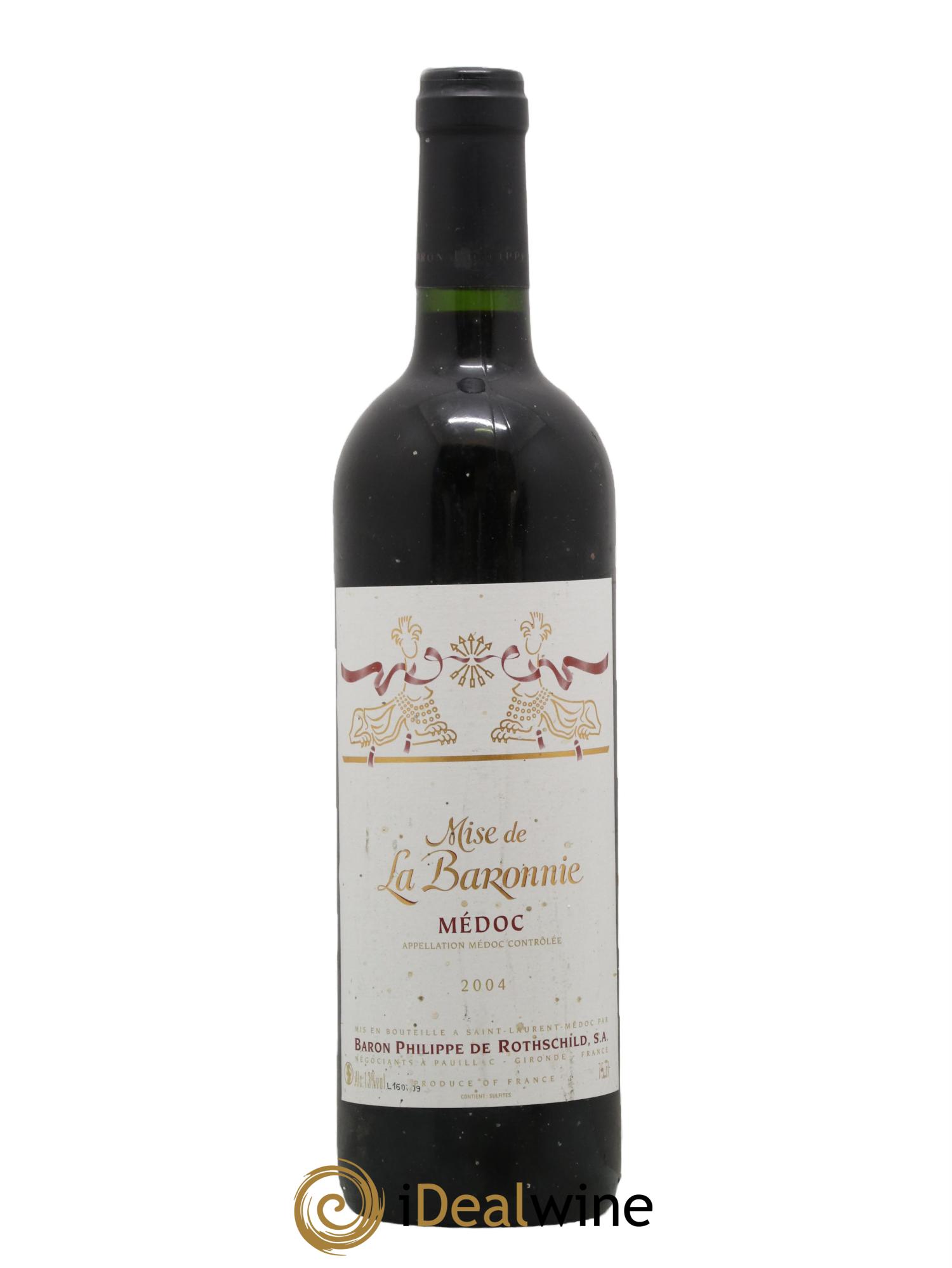 Médoc Mise de la Baronnie 2004 - Posten von 1 Flasche - 0