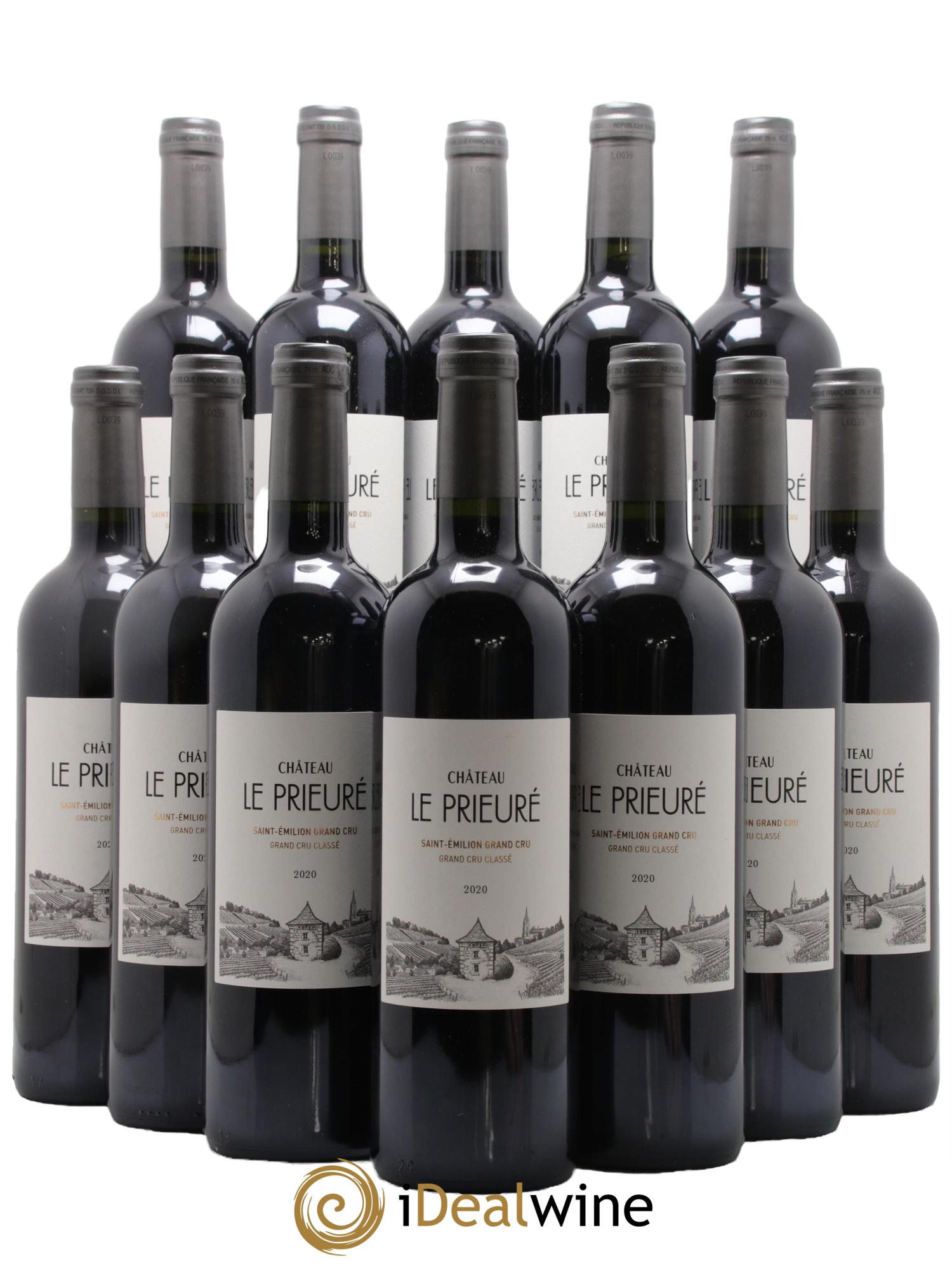 Château le Prieuré Grand Cru Classé 2020 - Lot of 12 bottles - 0