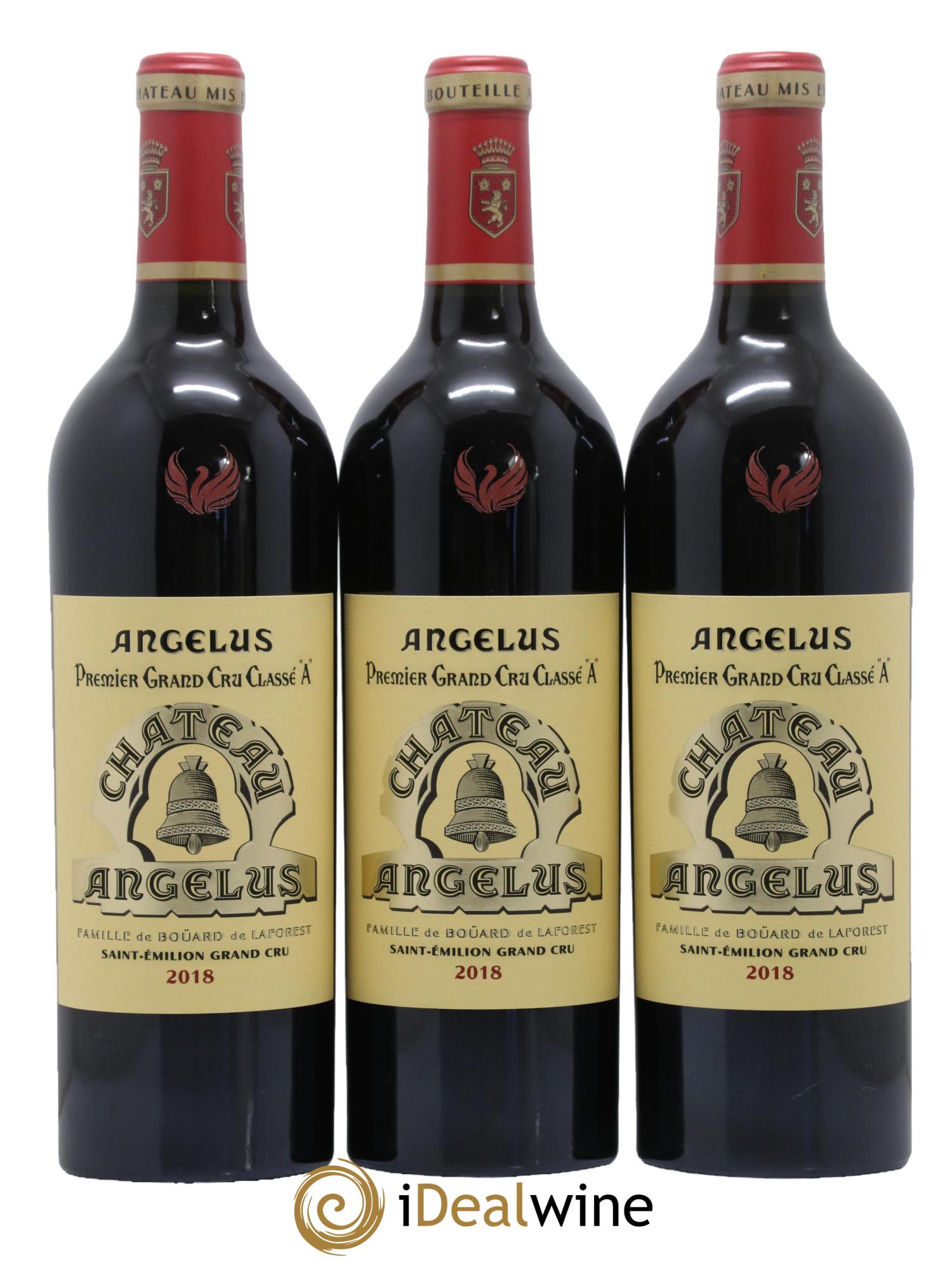 Château Angélus 1er Grand Cru Classé A 2018 - Lot of 6 bottles - 1