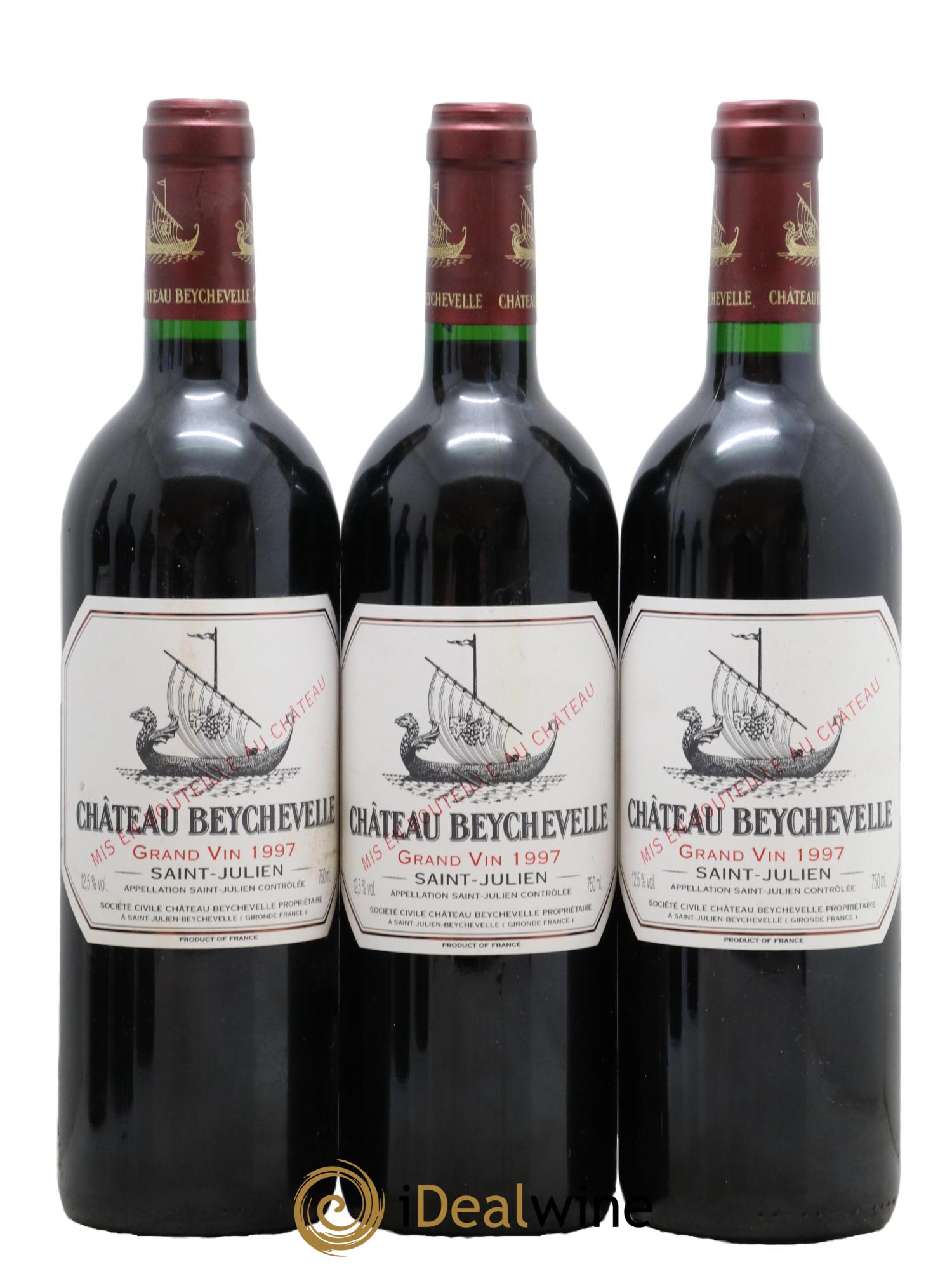 Château Beychevelle 4ème Grand Cru Classé  1997 - Lot de 6 bouteilles - 1