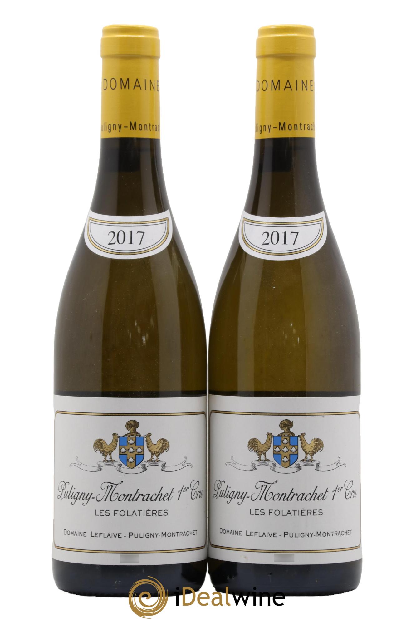 Puligny-Montrachet 1er Cru Les Folatières Leflaive (Domaine) 2017 - Lot of 2 bottles - 0