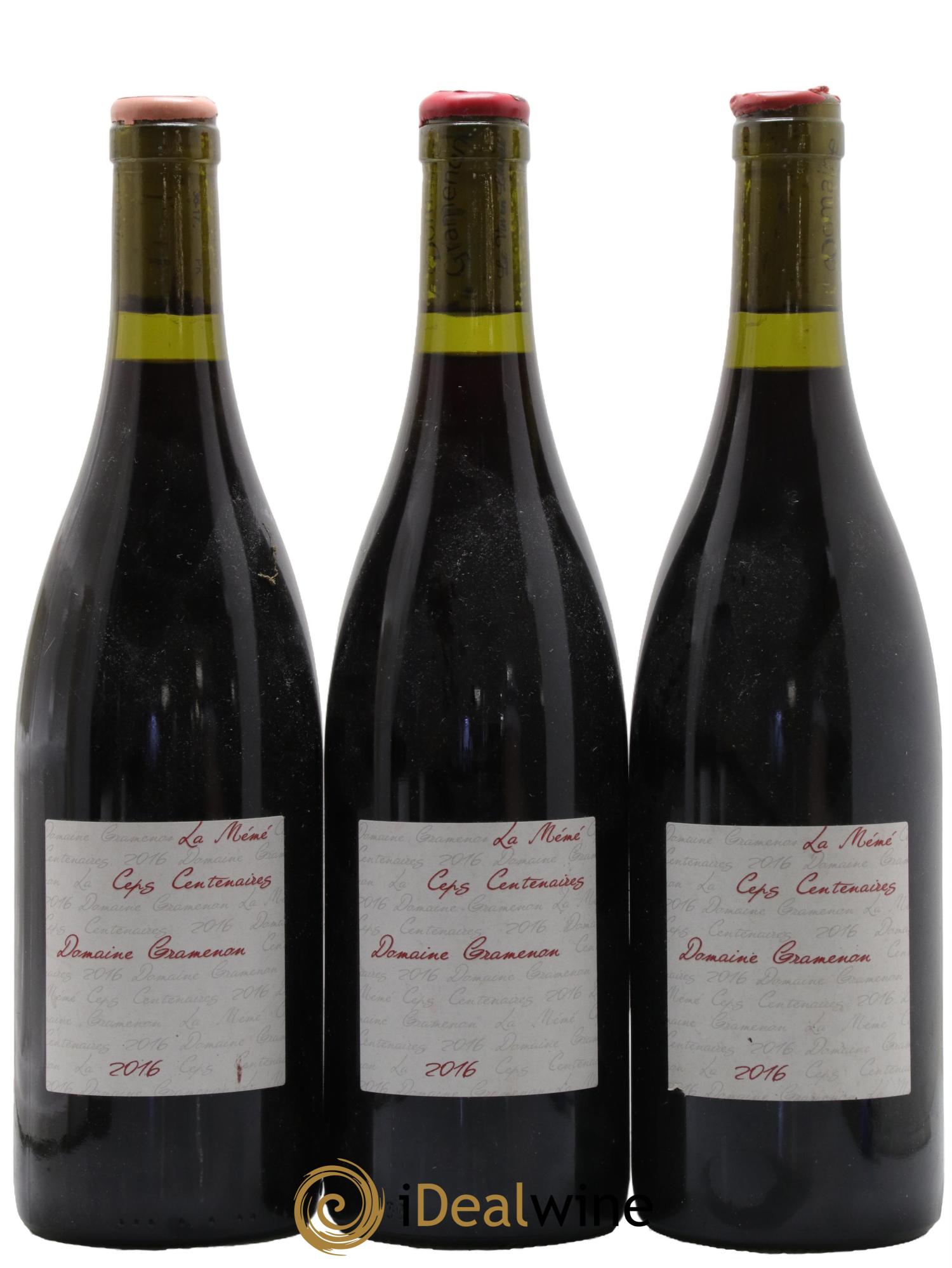 Côtes du Rhône La Mémé Ceps Centenaires Gramenon (Domaine) 2016 - Posten von 3 Flaschen - 0