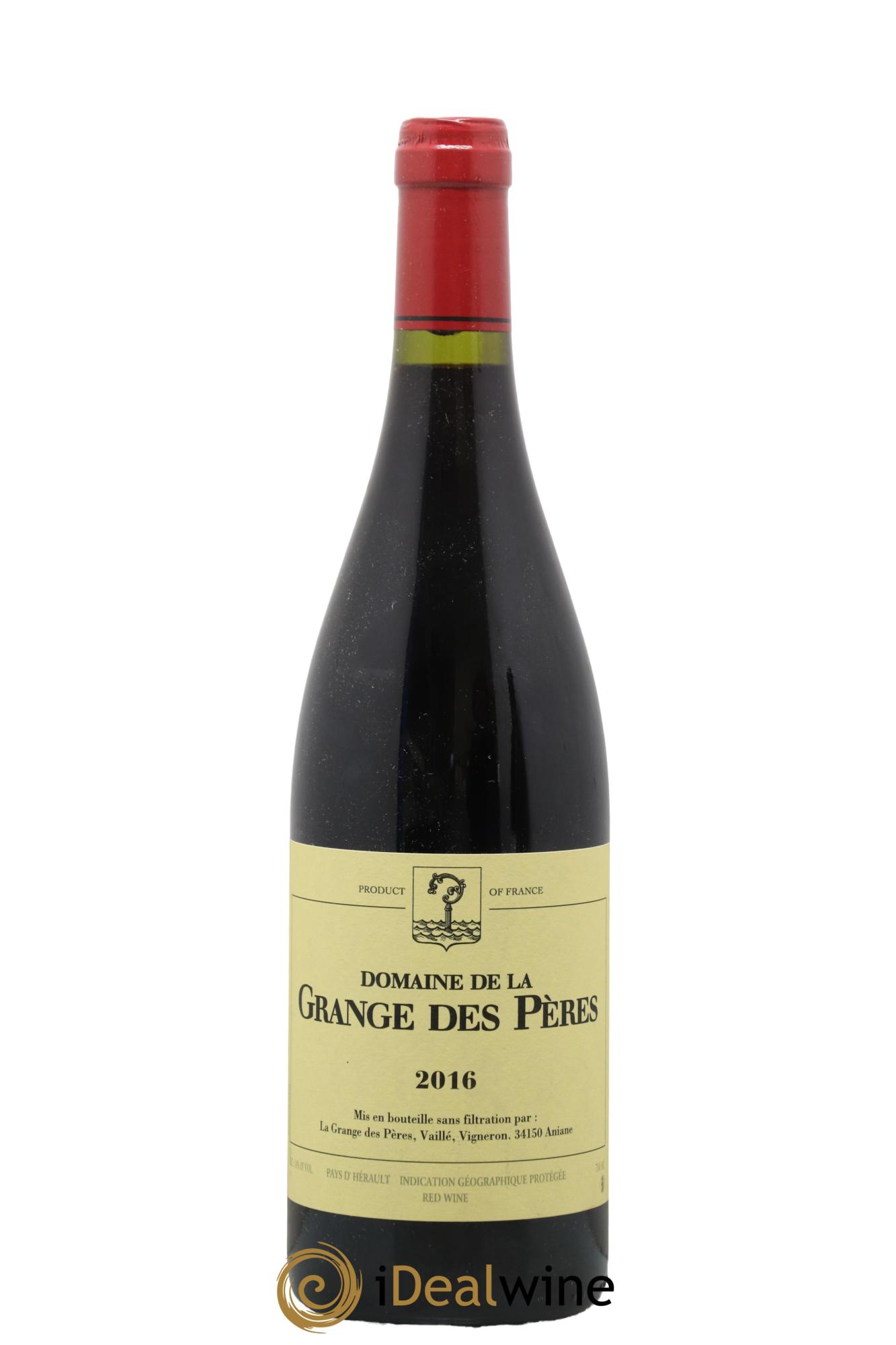 IGP Pays d'Hérault Grange des Pères Laurent Vaillé 2016 - Lot de 1 bouteille - 0