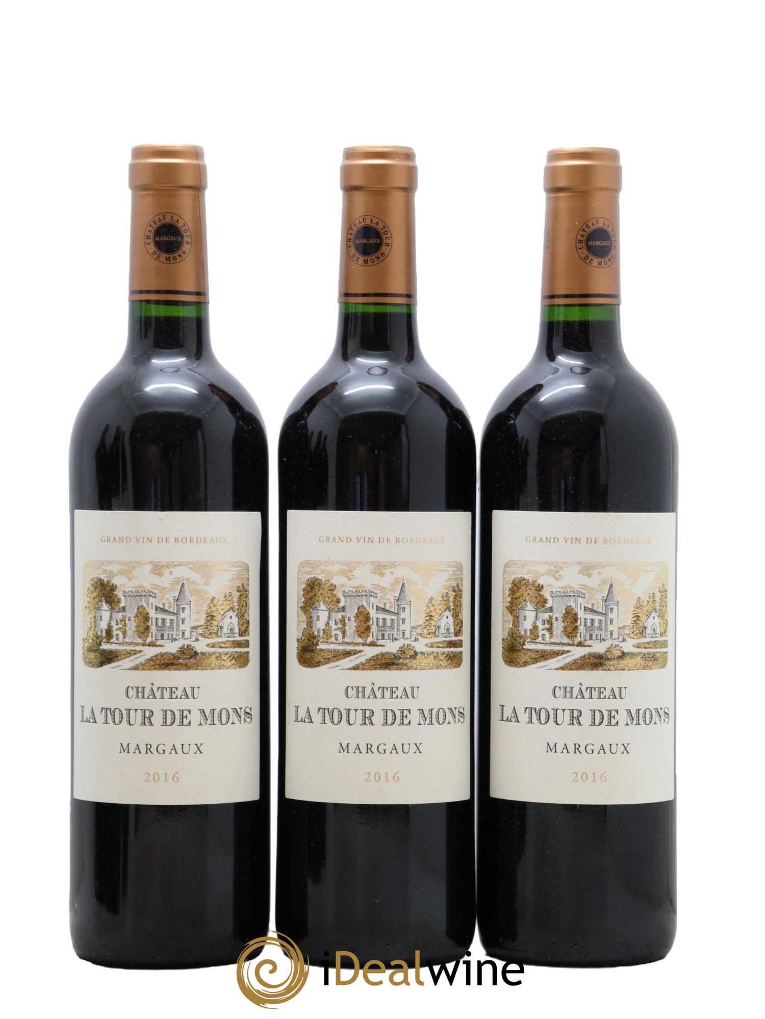 Château la Tour de Mons Cru Bourgeois 2016 - Posten von 6 Flaschen - 2