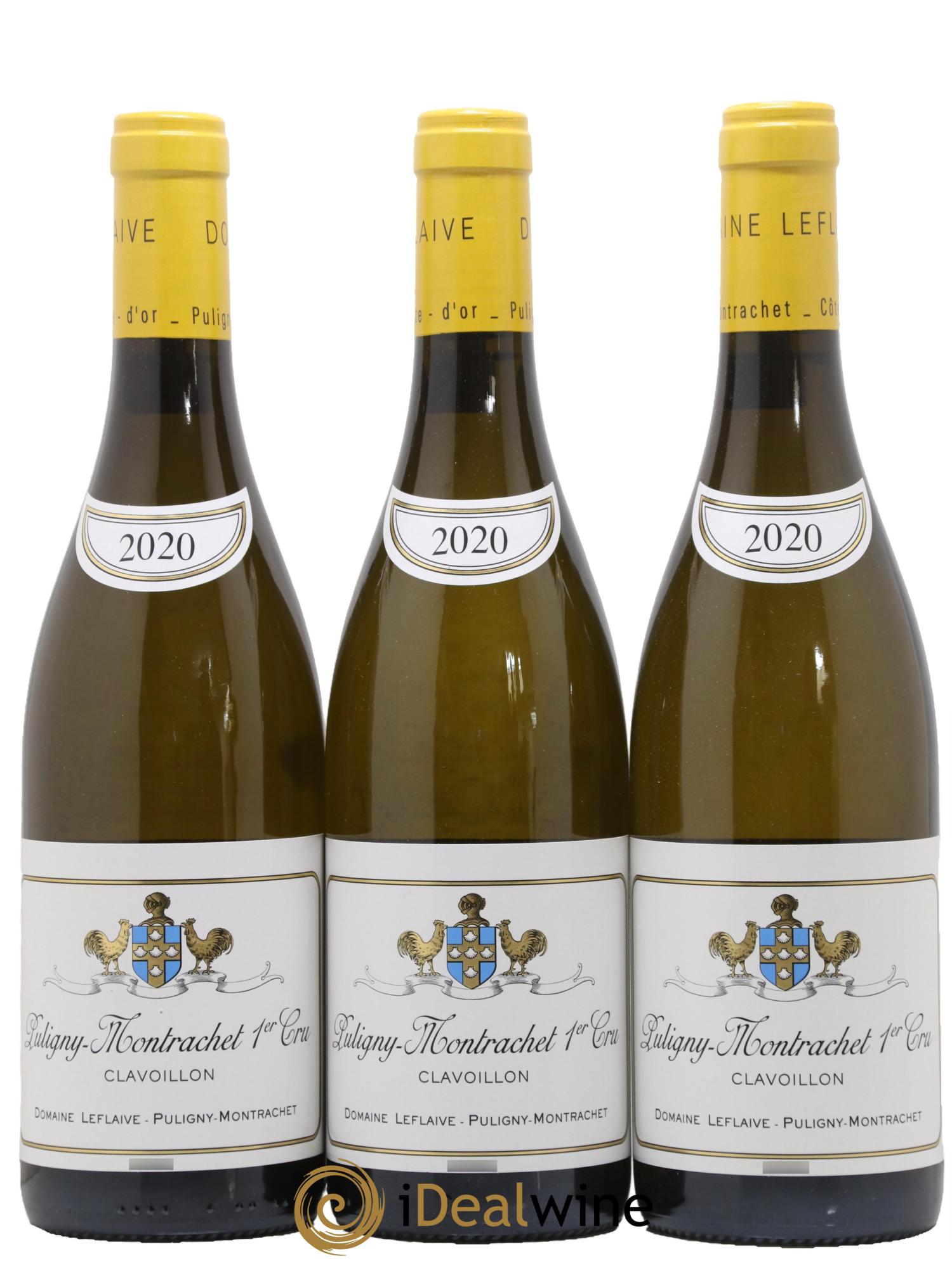 Puligny-Montrachet 1er Cru Clavoillon Leflaive (Domaine) 2020 - Lotto di 3 bottiglie - 0