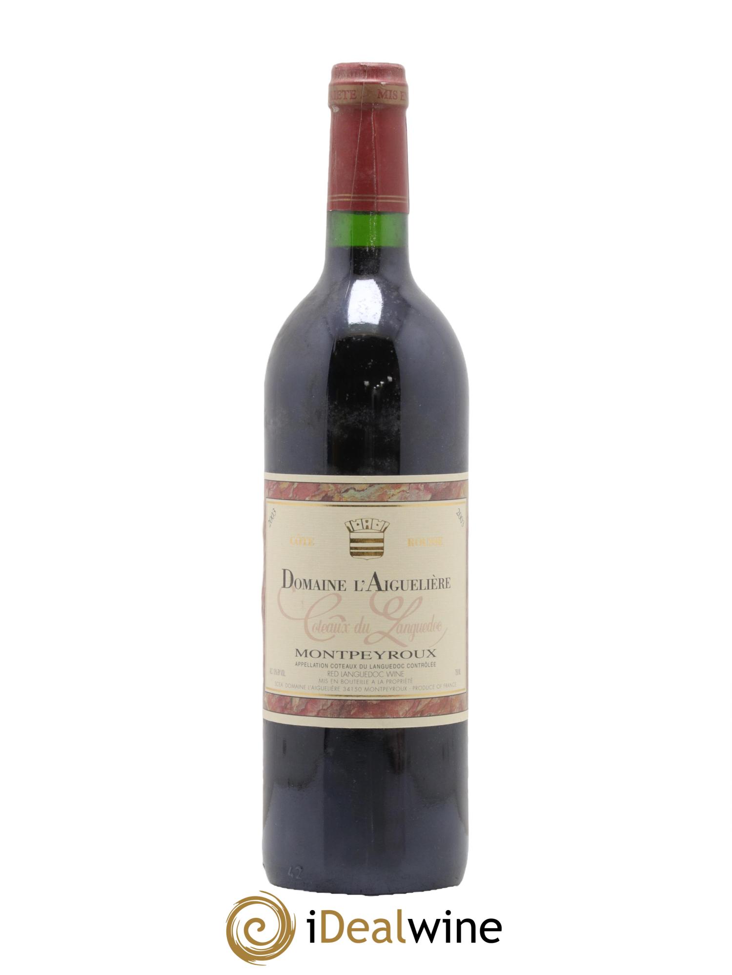 Coteaux du Languedoc - Montpeyroux Domaine de l' Aiguelière  Cote Rousse A. Commeyras 2003 - Lot de 1 bouteille - 0