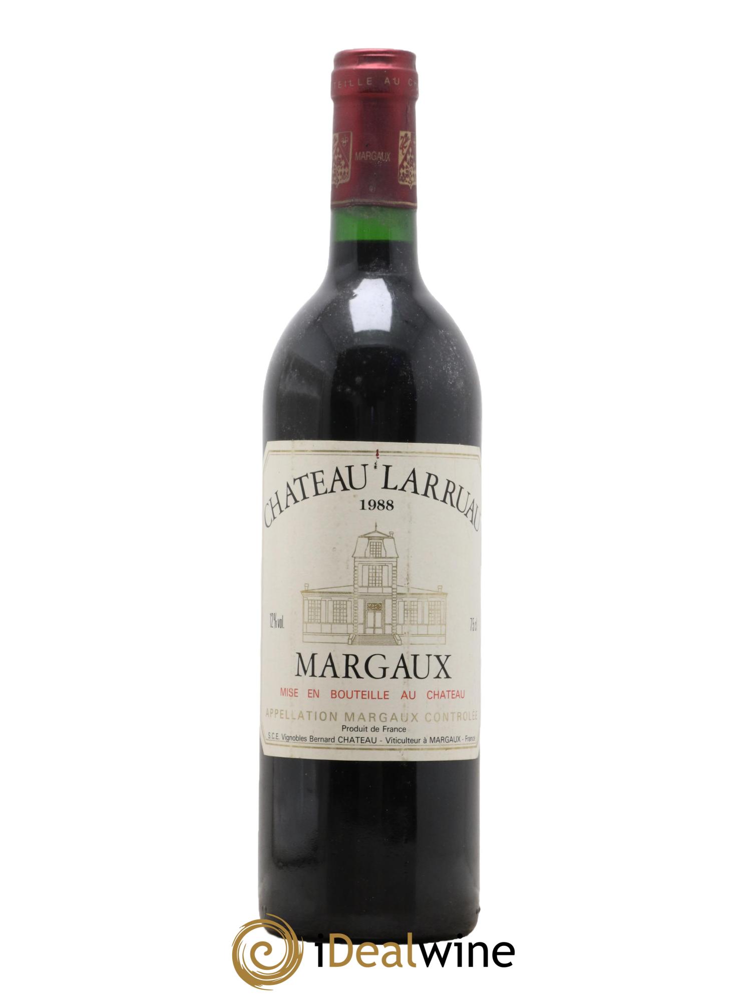 Château Larruau 1988 - Lot de 1 bouteille - 0