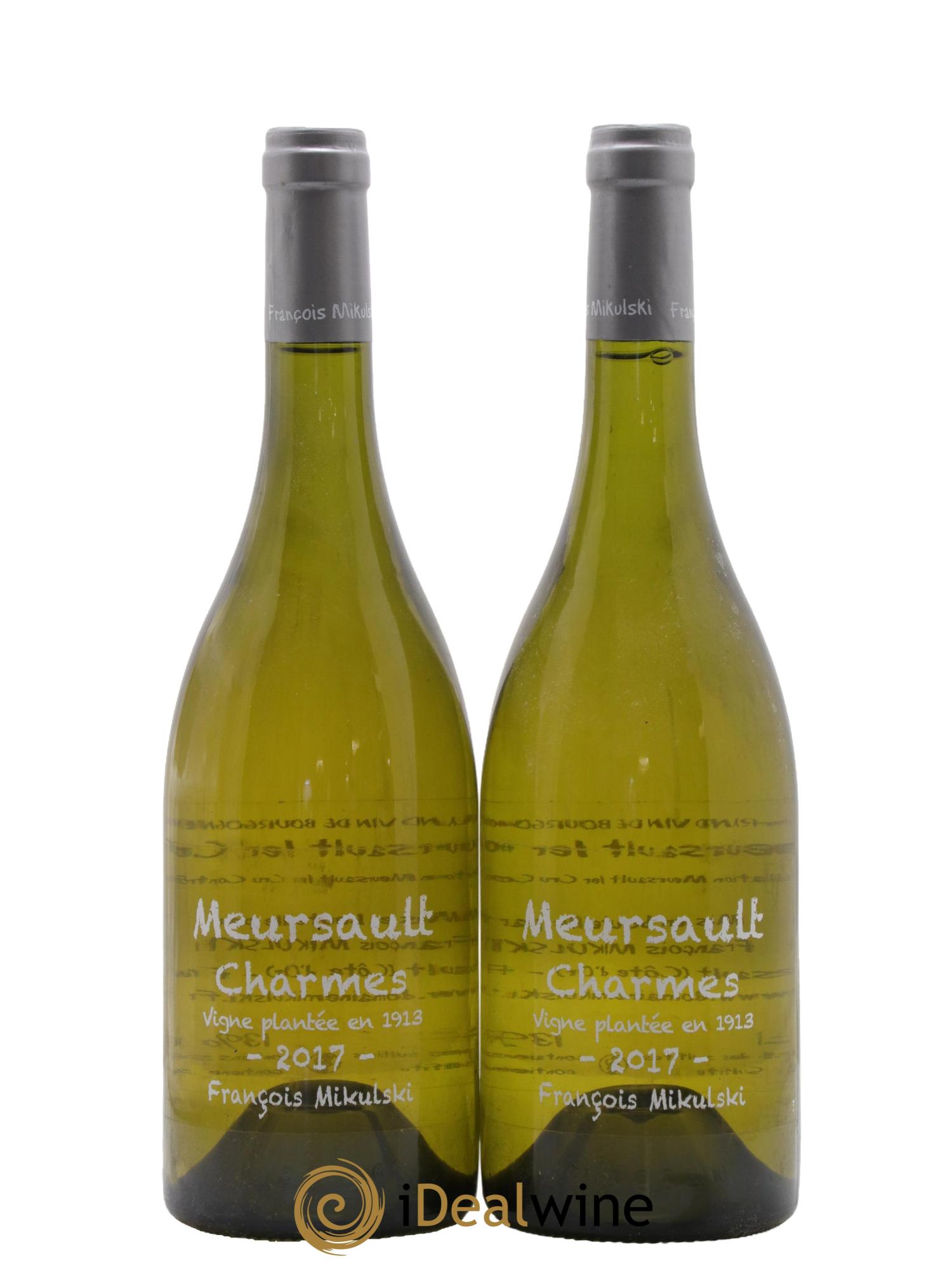 Meursault 1er Cru Charmes François Mikulski 2017 - Posten von 2 Flaschen - 0