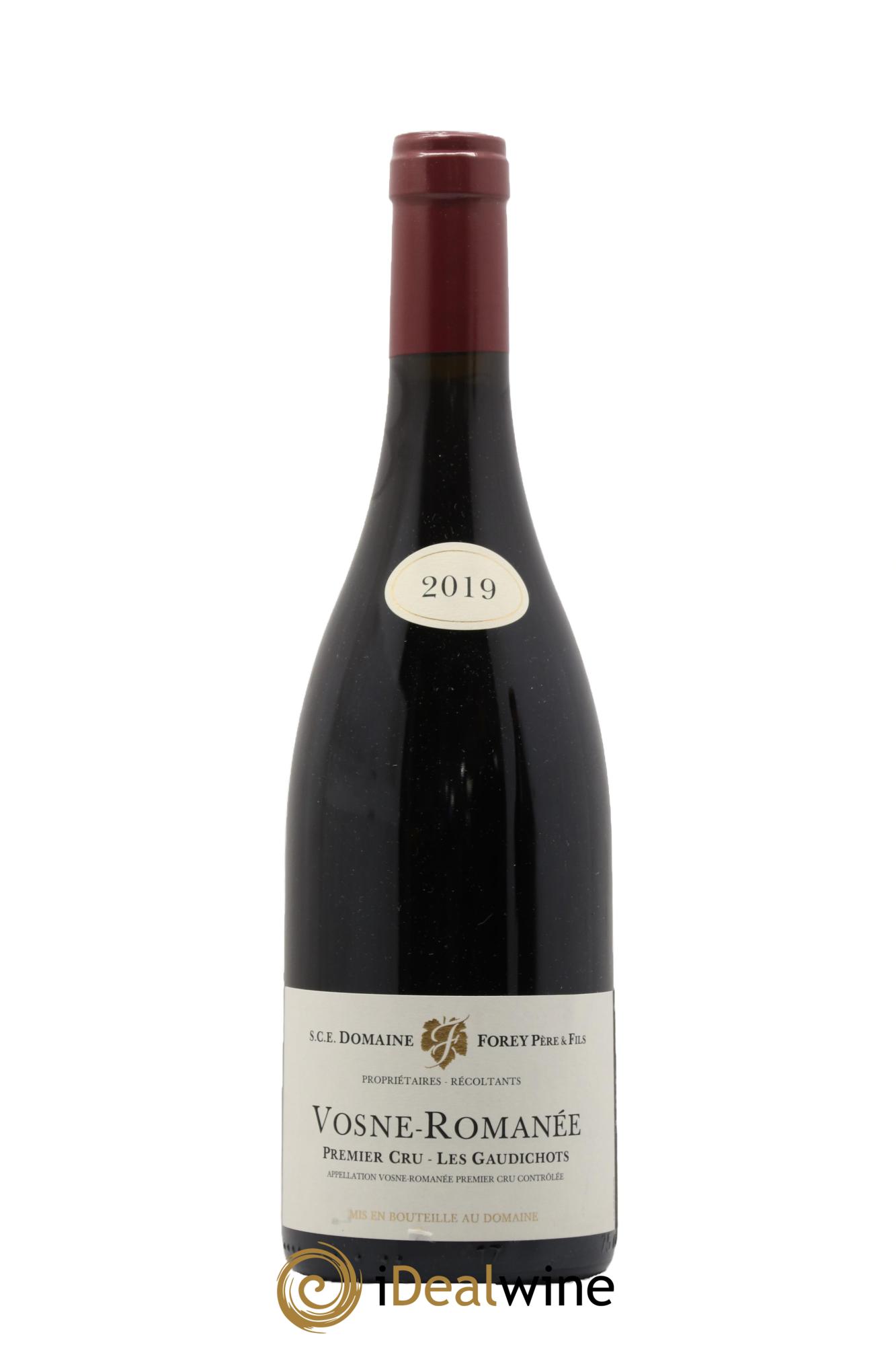 Vosne-Romanée 1er Cru Les Gaudichots Forey Père et Fils (Domaine)  2019 - Lot de 1 bouteille - 0