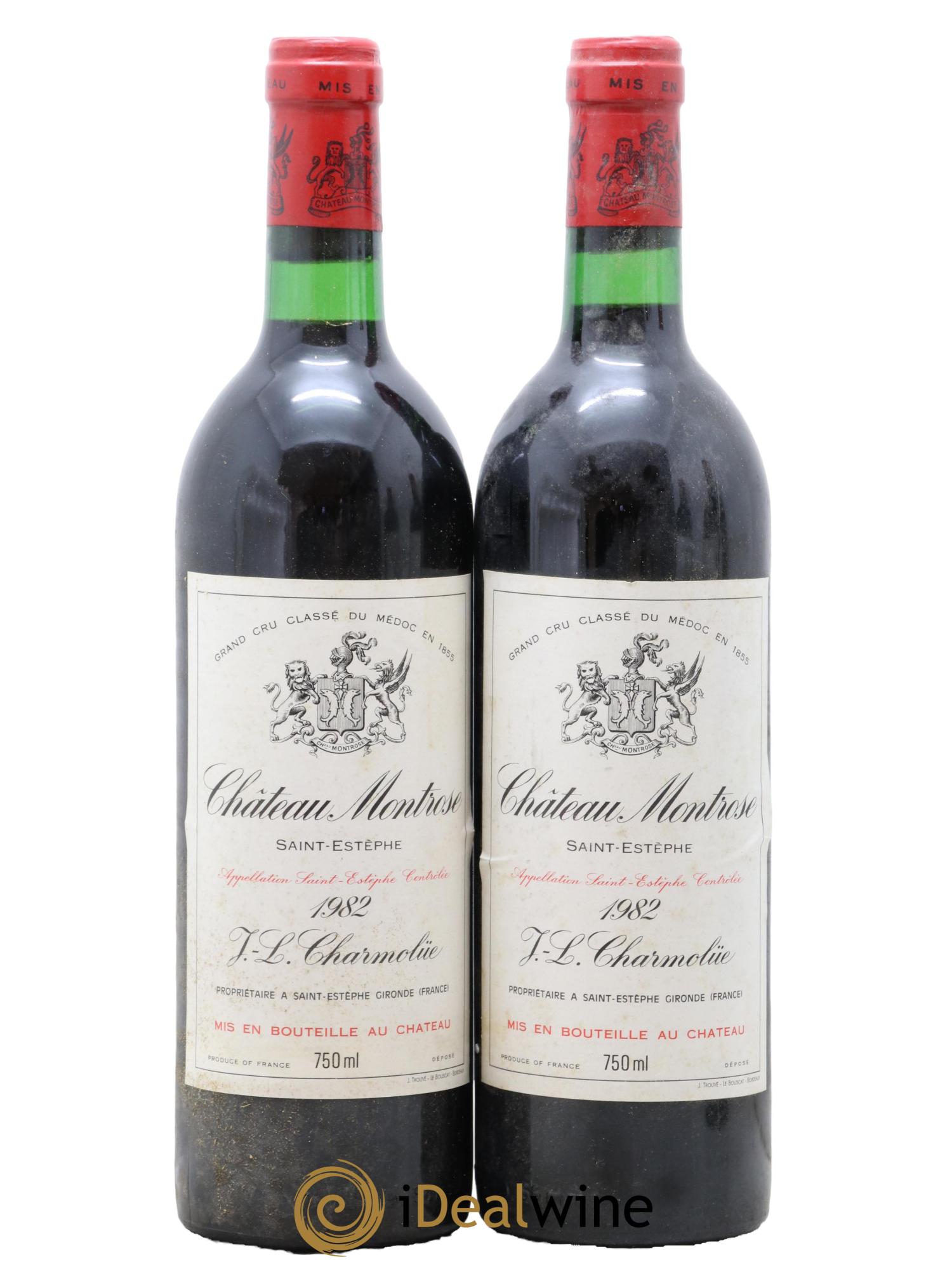 Château Montrose 2ème Grand Cru Classé  1982 - Lotto di 2 bottiglie - 0