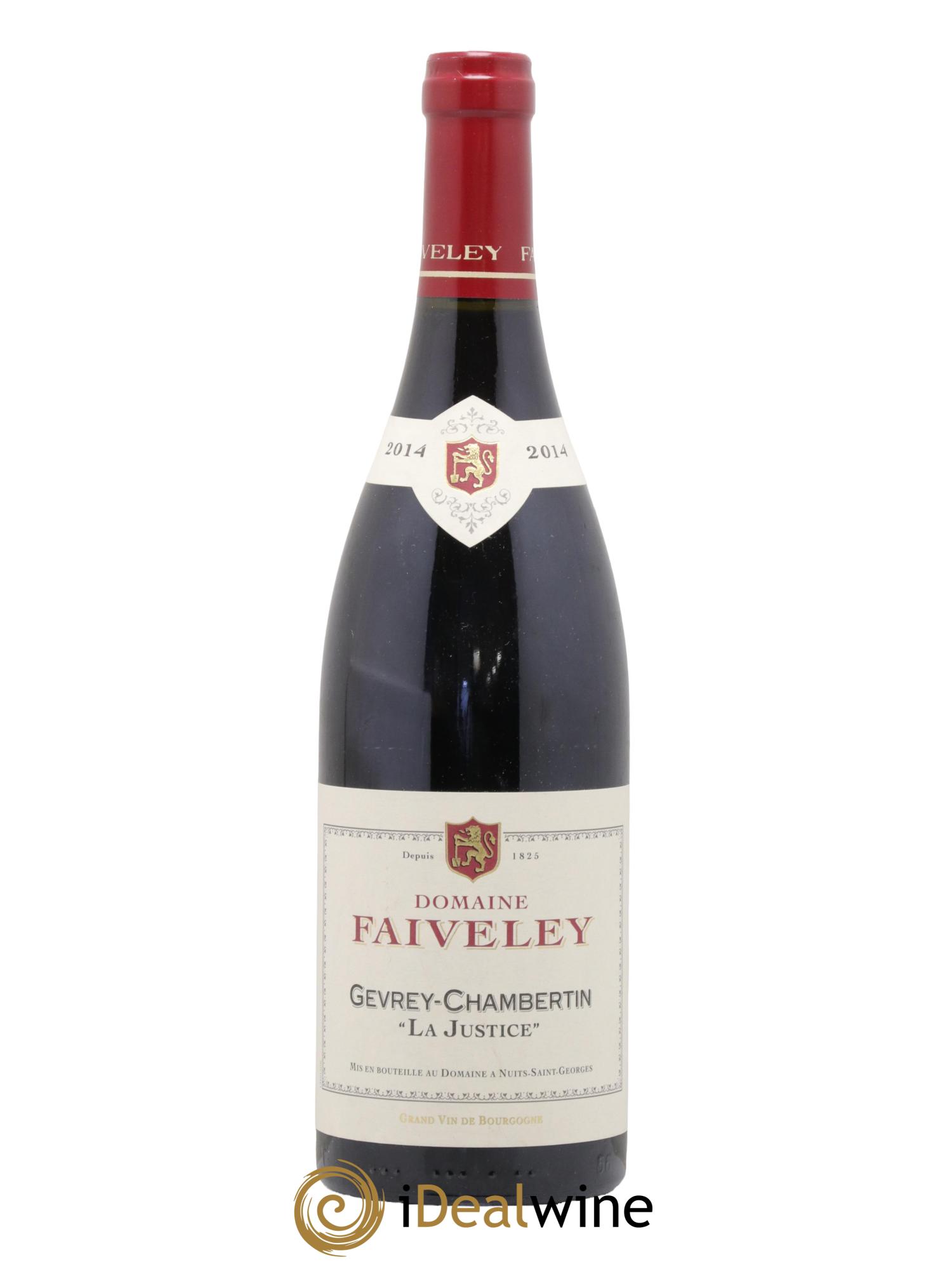 Gevrey-Chambertin La Justice Faiveley 2014 - Lot de 1 bouteille - 0