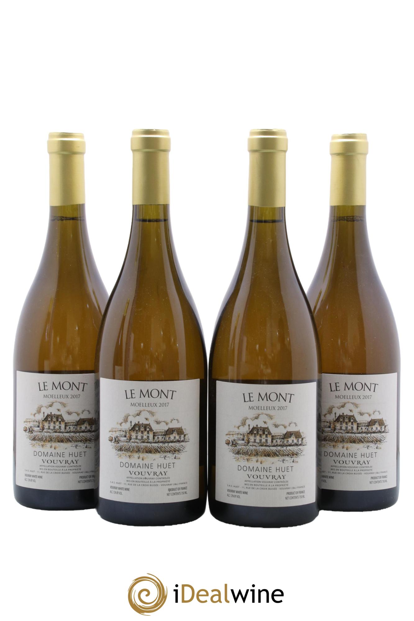 Vouvray Le Mont Moelleux Domaine Huet 2017 - Posten von 4 Flaschen - 0