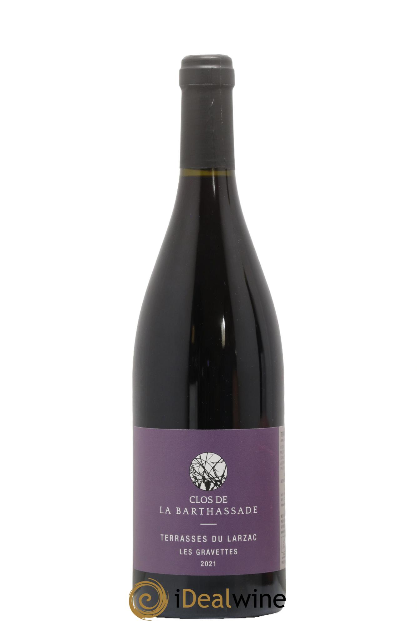 Terrasses du Larzac Les Gravettes Le Clos de la Barthassade 2021 - Lot de 1 bouteille - 0