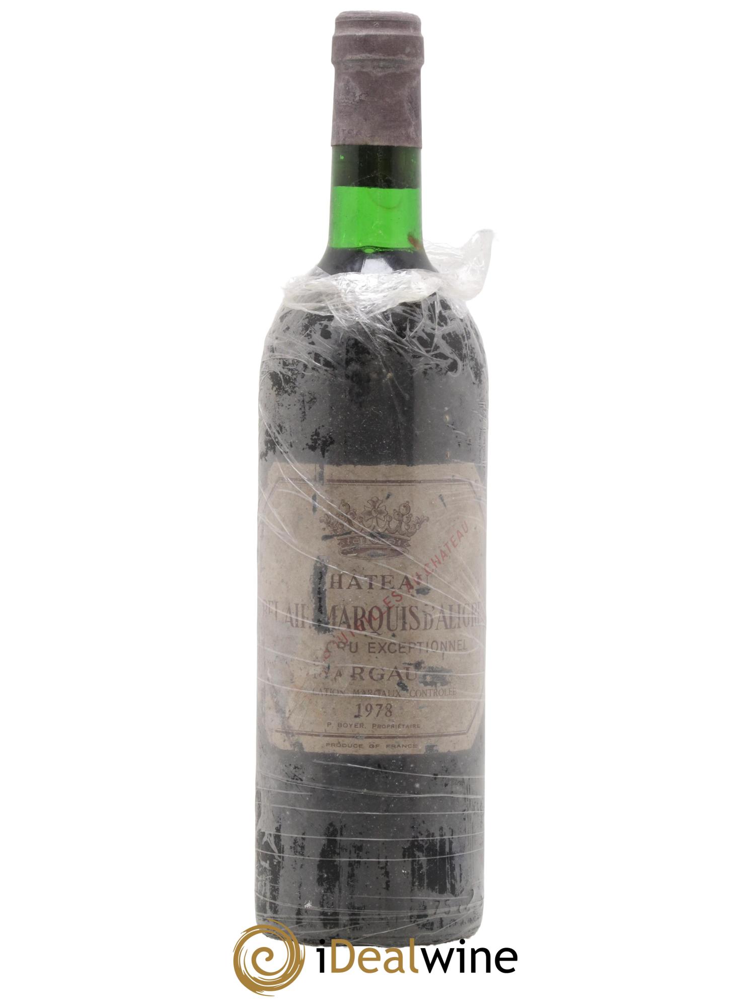 Château Bel Air Marquis d'Aligre 1978 - Lot of 1 bottle - 0