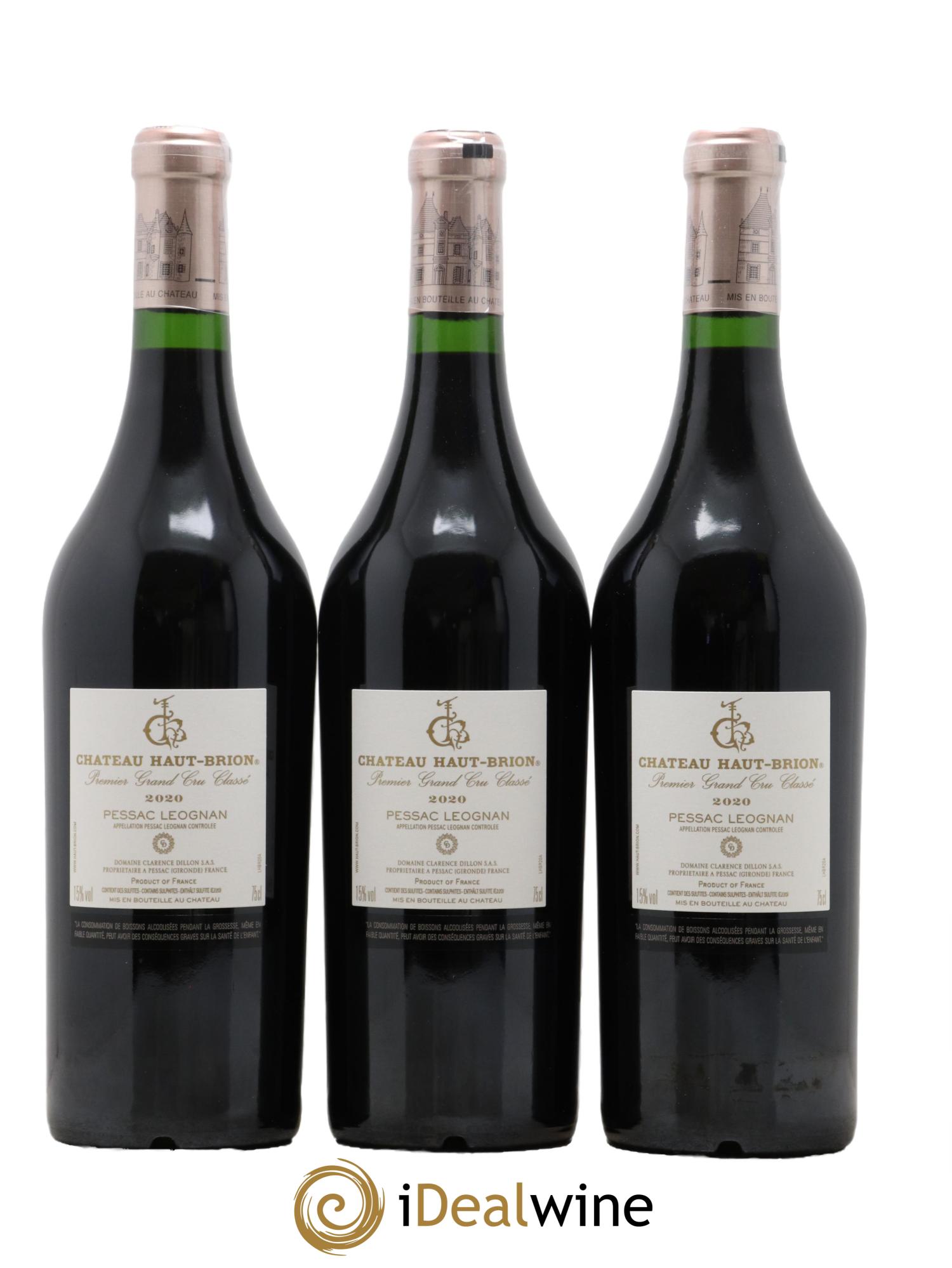 Château Haut Brion 1er Grand Cru Classé 2020 - Lotto di 6 bottiglie - 4