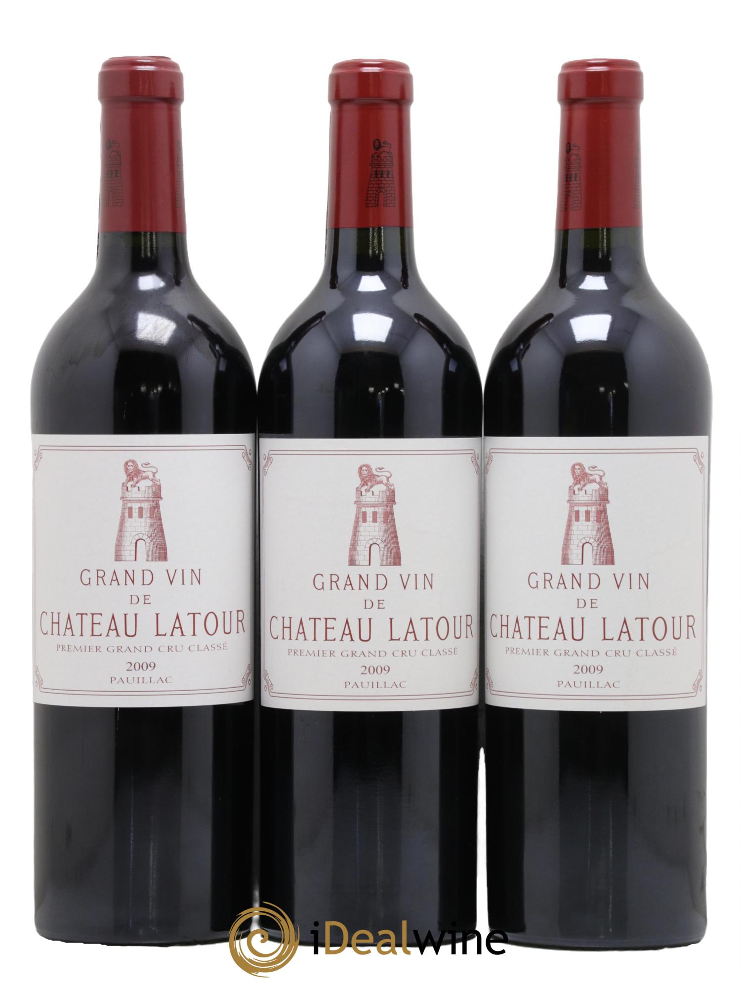 Château Latour 1er Grand Cru Classé 2009 - Lot de 3 bouteilles - 0