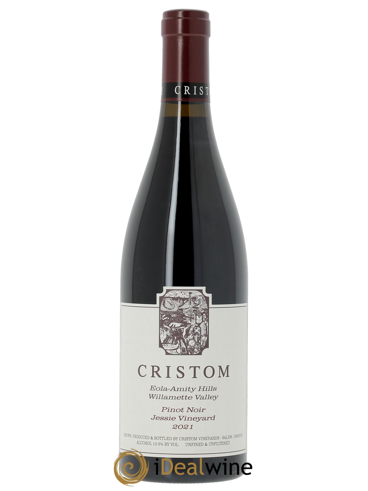 Willamette Valley Jessie Vineyard Pinot Noir Cristom Vineyards  2021 - Lotto di 1 bottiglia - 0