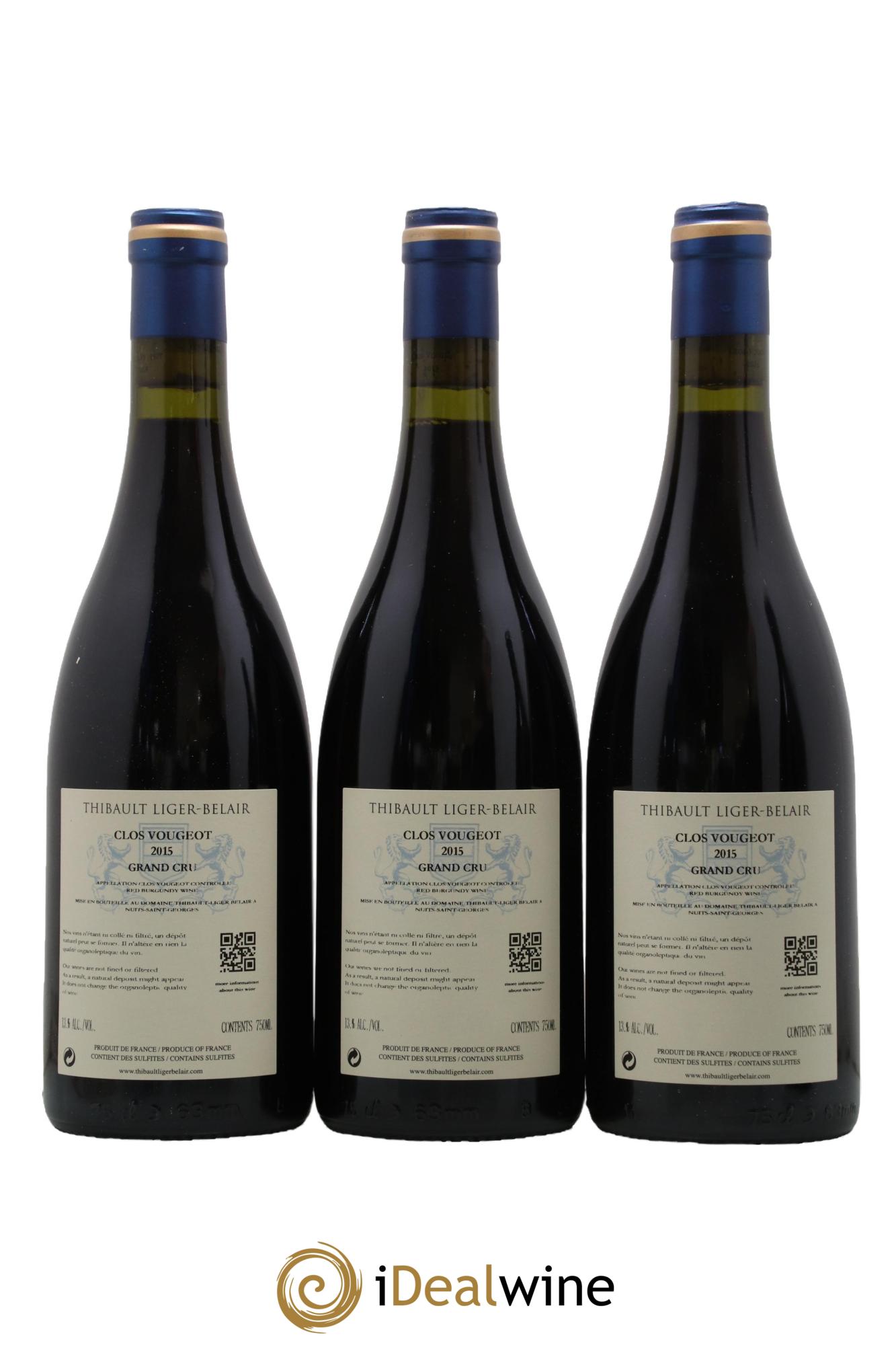 Clos de Vougeot Grand Cru Thibault Liger-Belair 2015 - Lotto di 6 bottiglie - 4