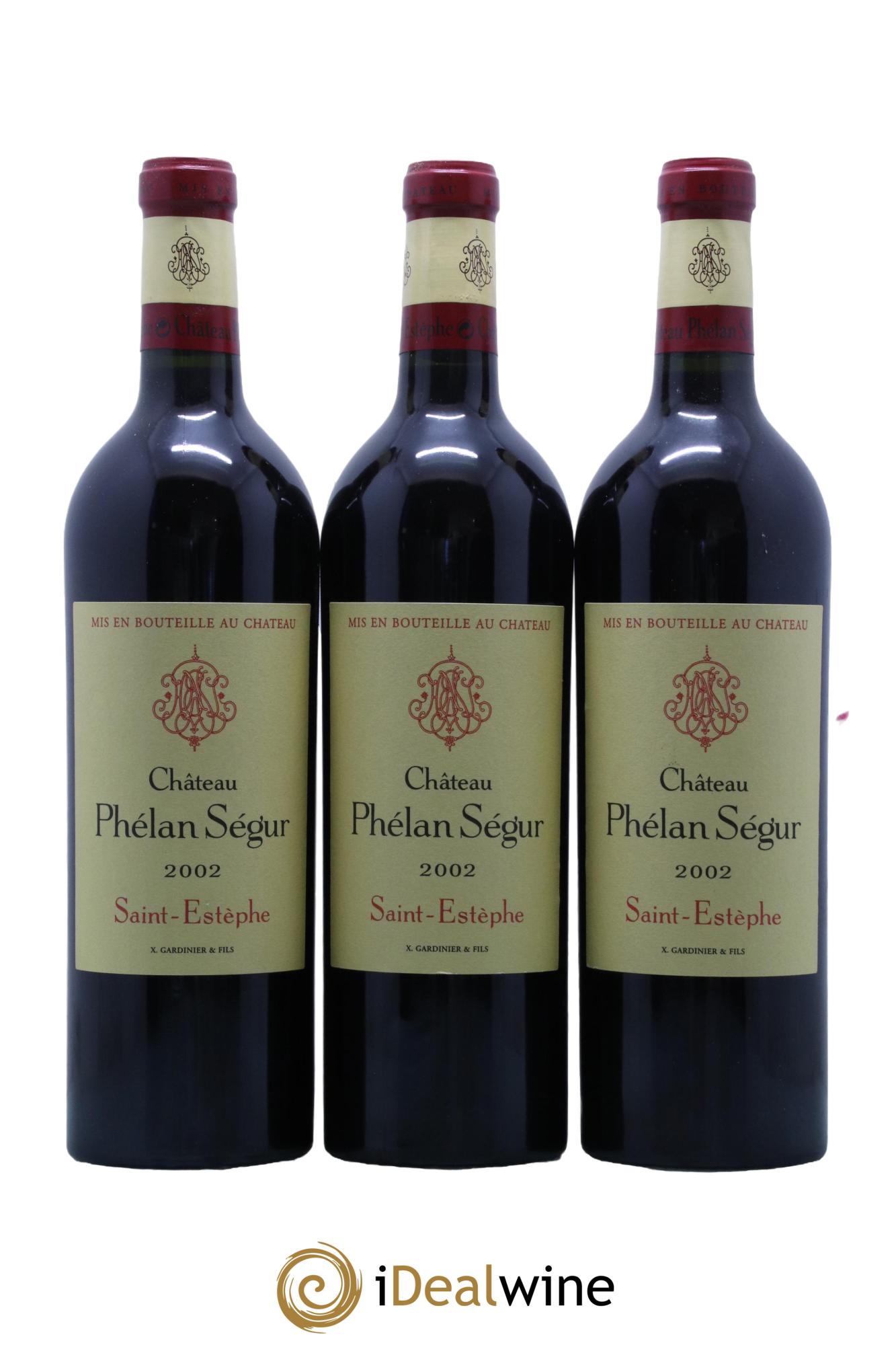 Château Phélan Ségur  2002 - Lotto di 12 bottiglie - 3