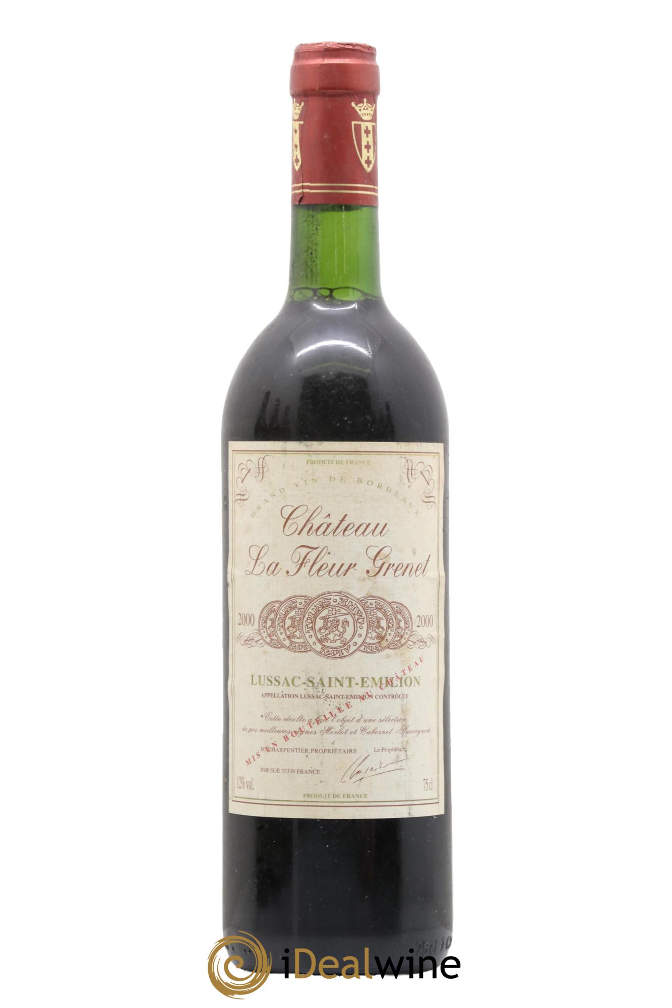 Lussac Saint-Emilion La Fleur Grenet 2000 - Lotto di 1 bottiglia - 0