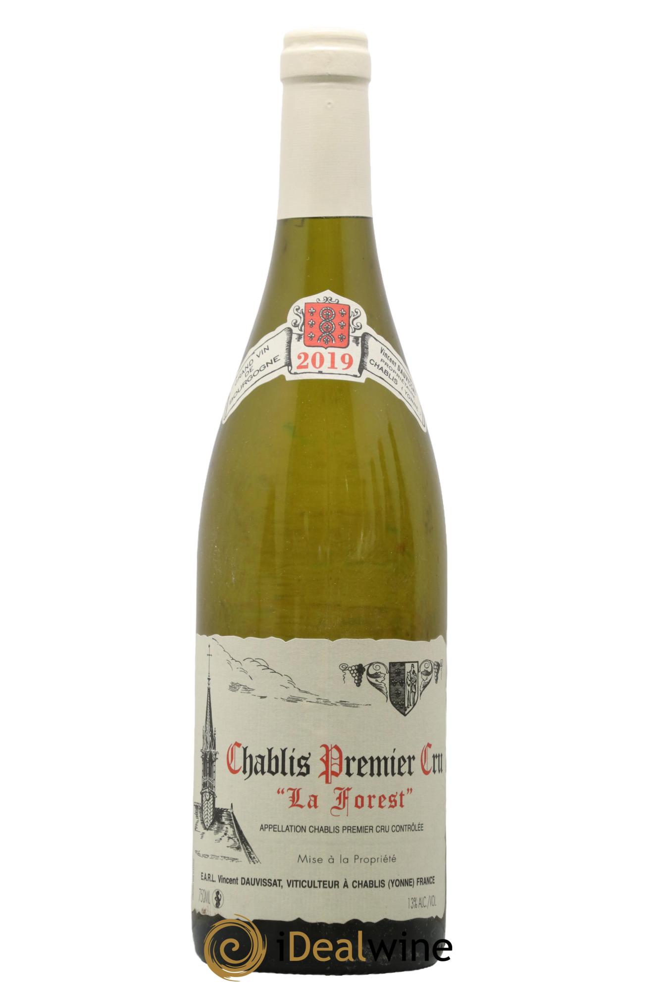 Chablis 1er Cru La Forest Vincent Dauvissat (Domaine) 2019 - Lot of 1 bottle - 0