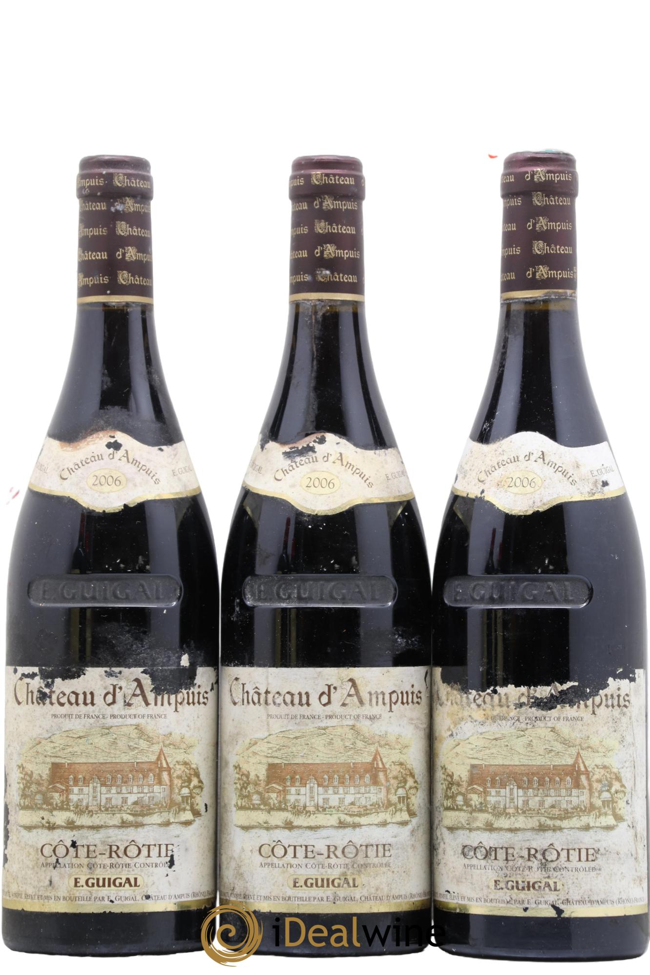 Côte-Rôtie Château d'Ampuis Guigal 2006 - Lot de 3 bouteilles - 0