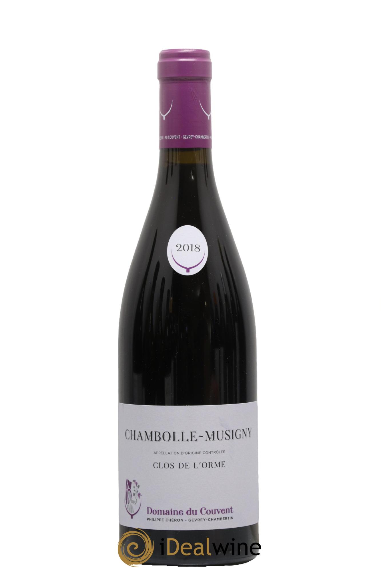 Chambolle-Musigny Clos de l Orme Domaine Du Couvent 2018 - Posten von 1 Flasche - 0