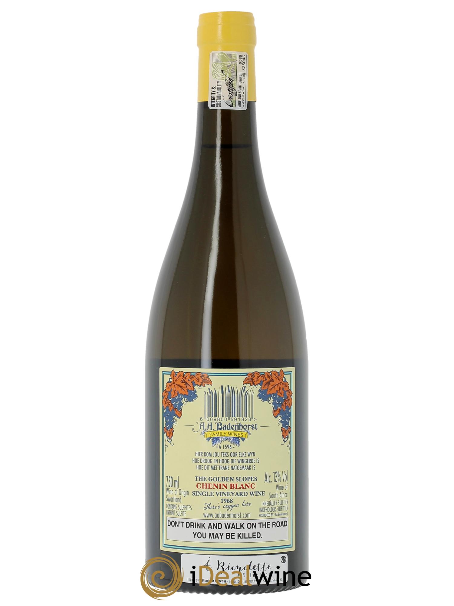 Swartland AA. Badenhorst Family Wines Gloden Slopes  2021 - Posten von 1 Flasche - 1