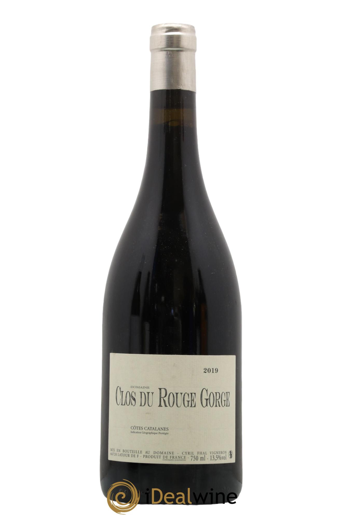 IGP Côtes Catalanes Clos du Rouge Gorge Cyril Fhal 2019 - Lotto di 1 bottiglia - 0