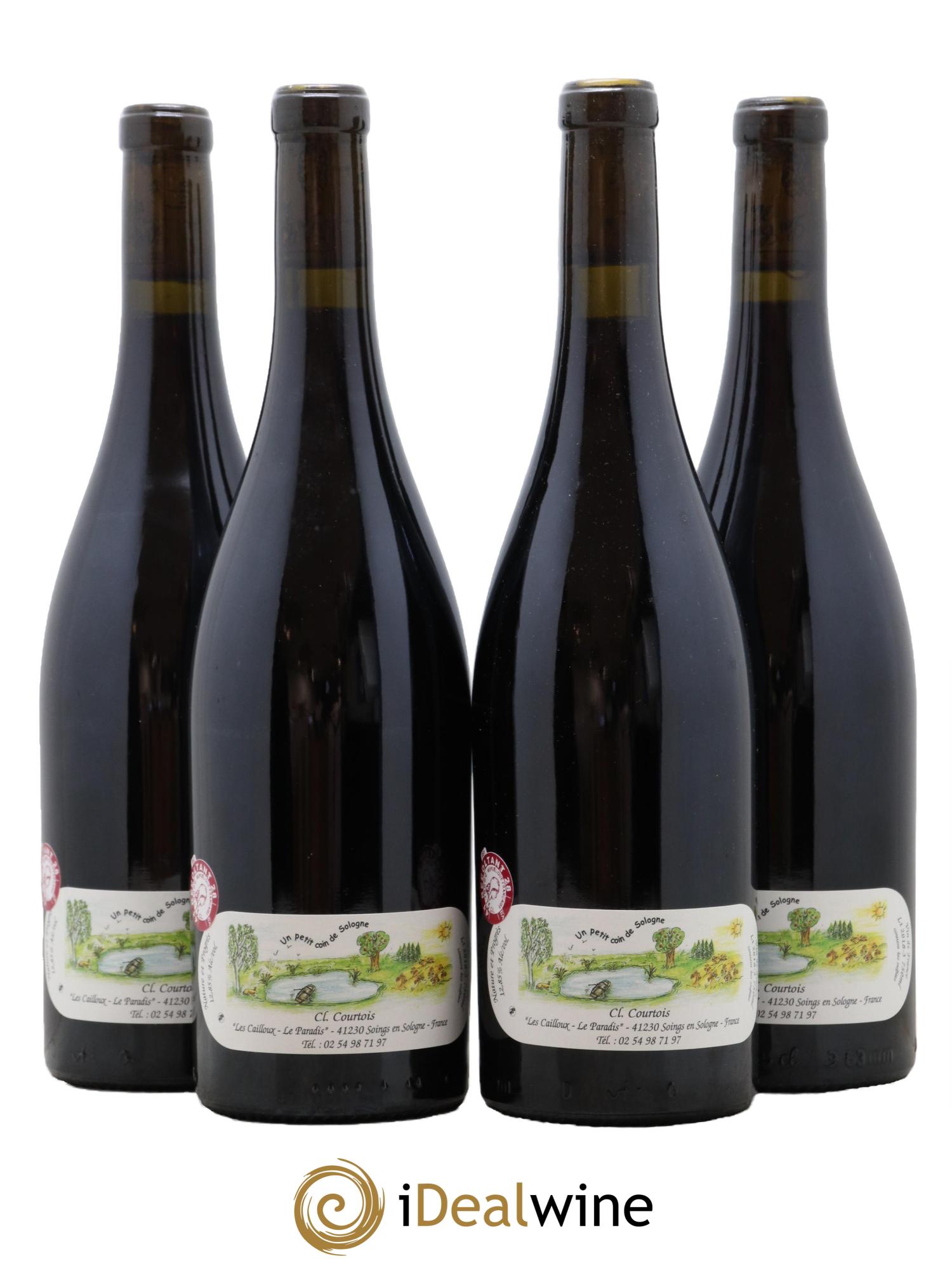 Vin de France Racines Les Cailloux du Paradis - Claude Courtois 2018 - Posten von 4 Flaschen - 1