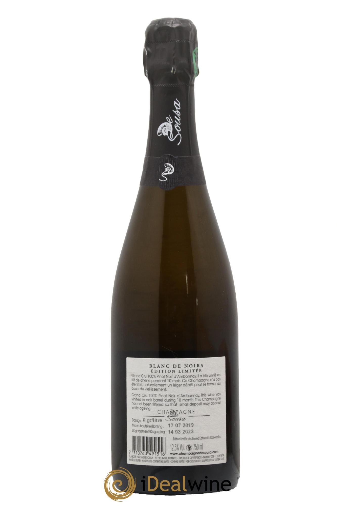 Grand Cru Blanc de Noirs Brut De Sousa - Posten von 1 Flasche - 1