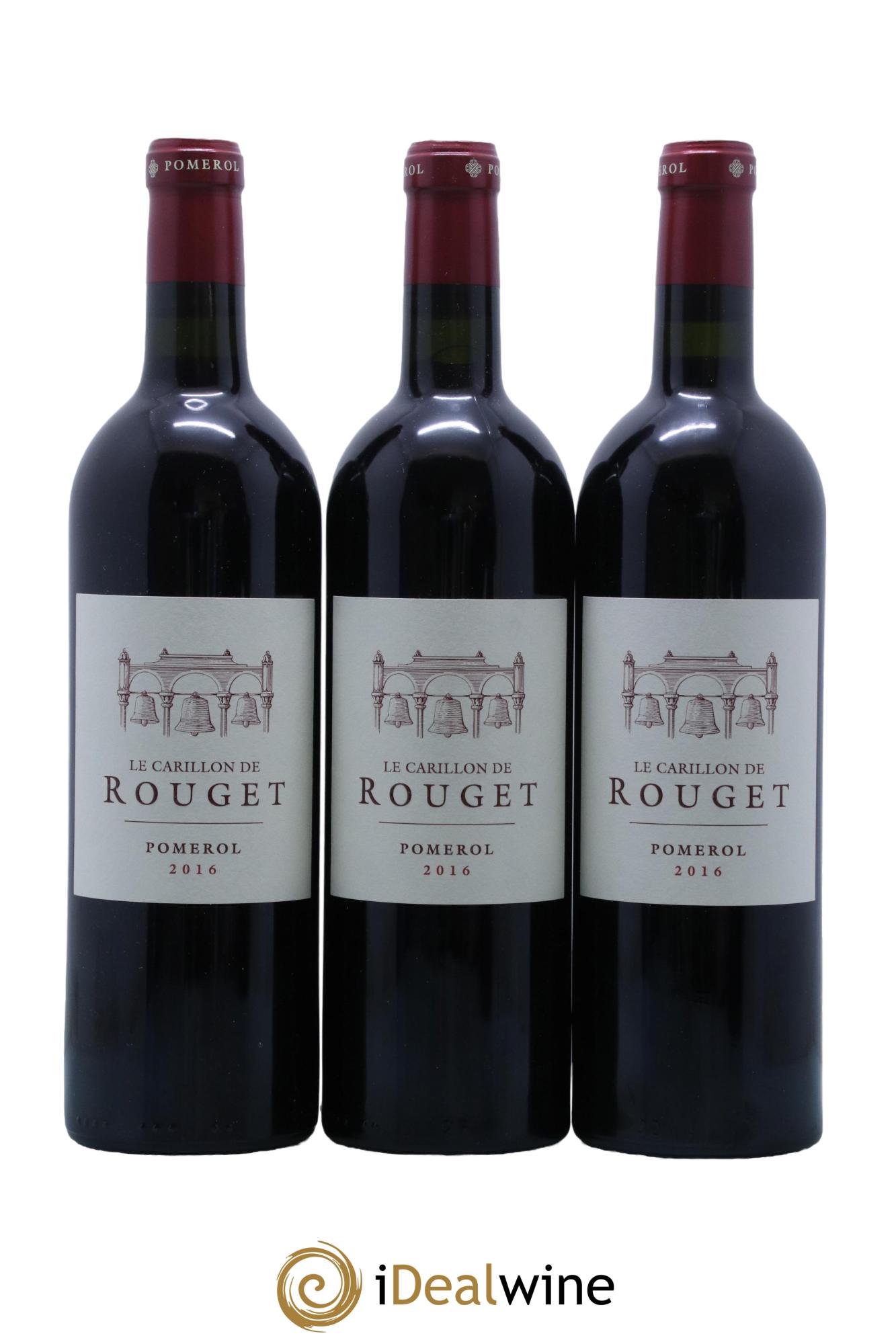 Pomerol Le Carillon de Rouget 2016 - Lotto di 6 bottiglie - 2