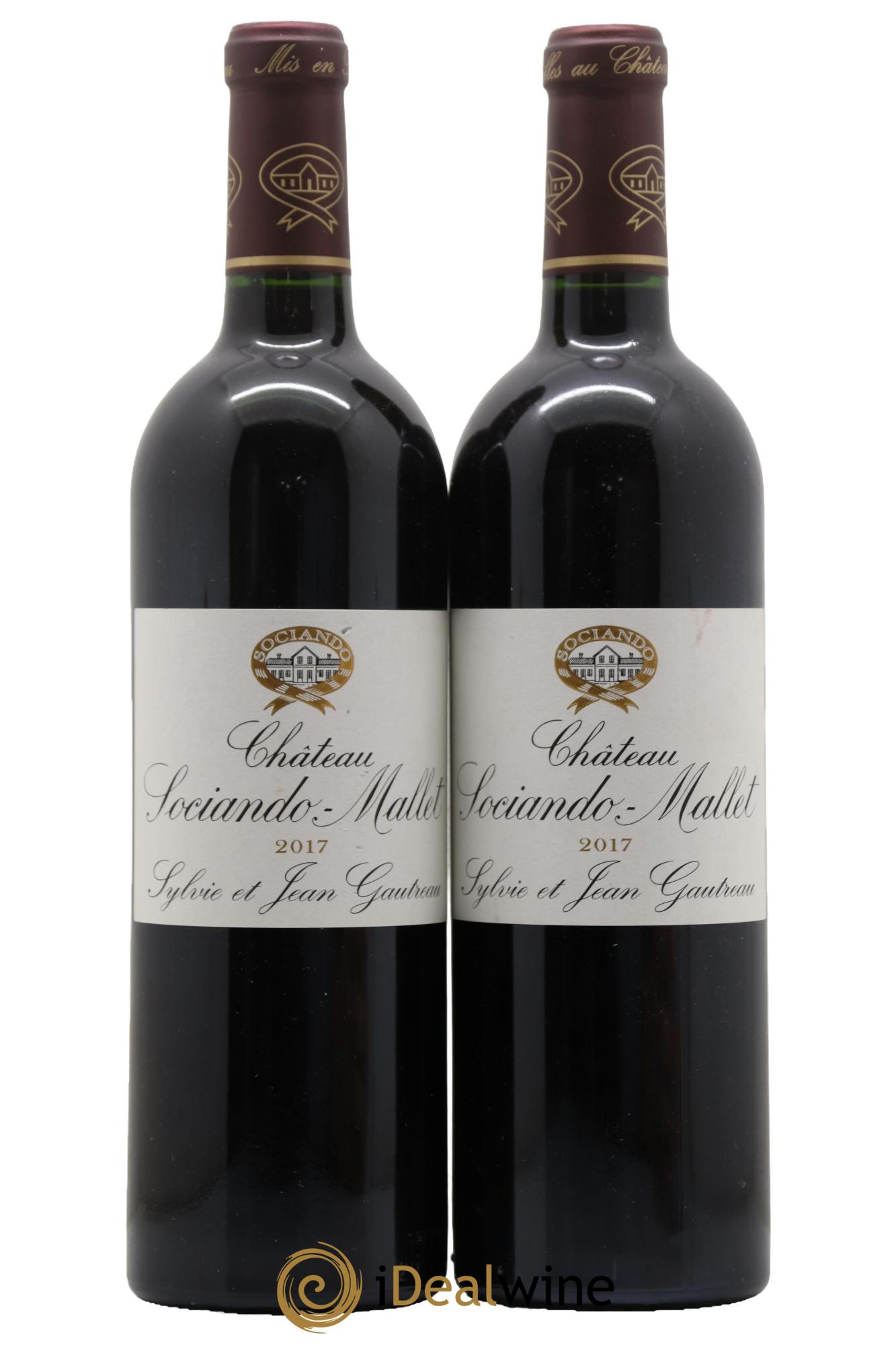 Château Sociando Mallet 2017 - Lot de 2 bouteilles - 0