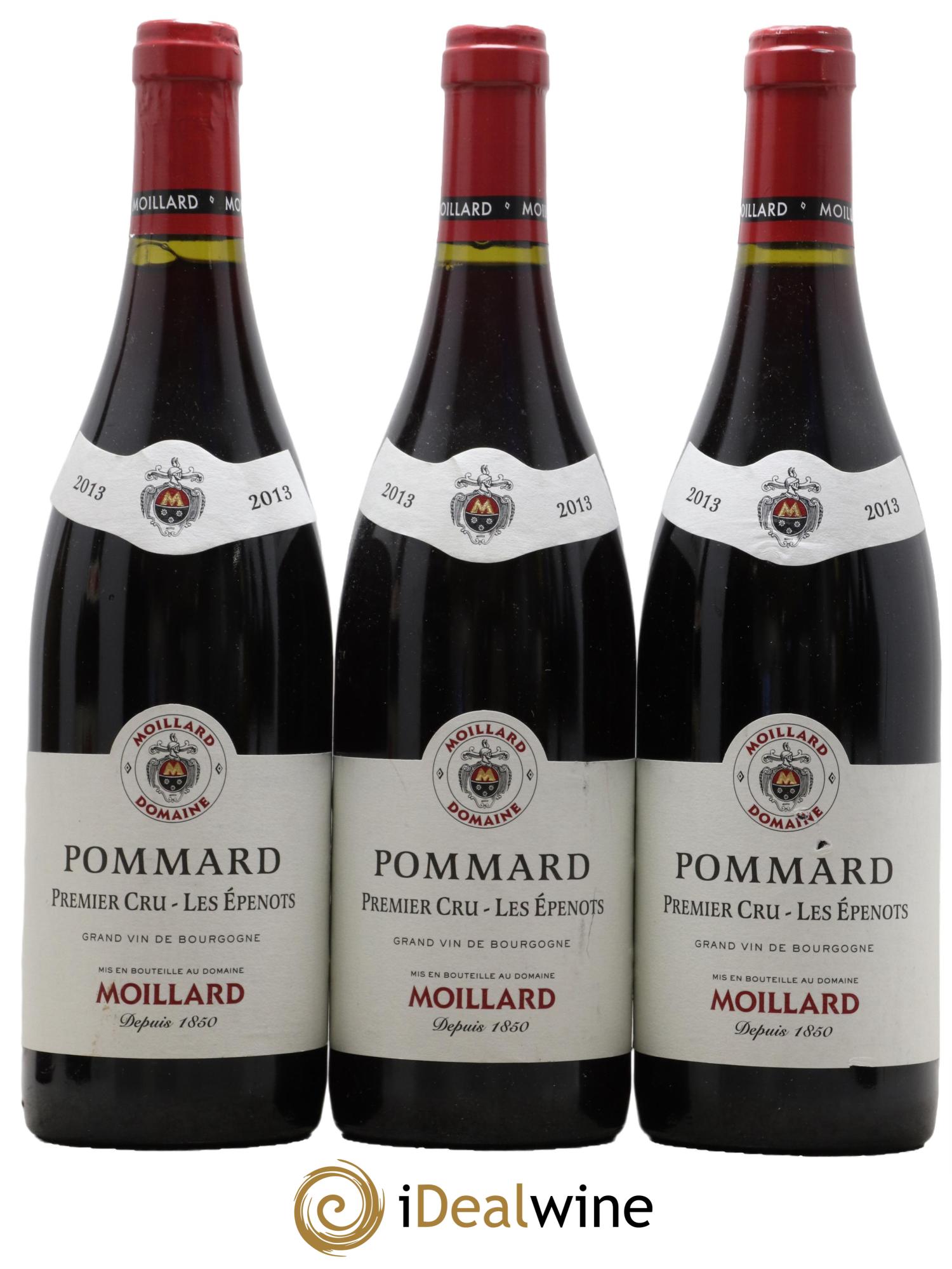 Pommard 1er Cru Les Epenots Moillard  2013 - Lot de 3 bouteilles - 0