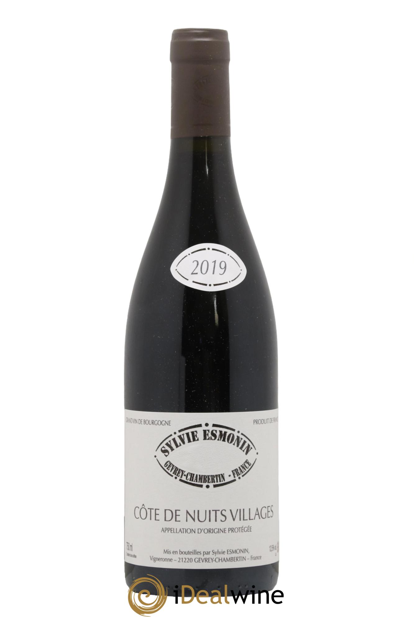 Côte de Nuits-Villages Sylvie Esmonin 2019 - Posten von 1 Flasche - 0