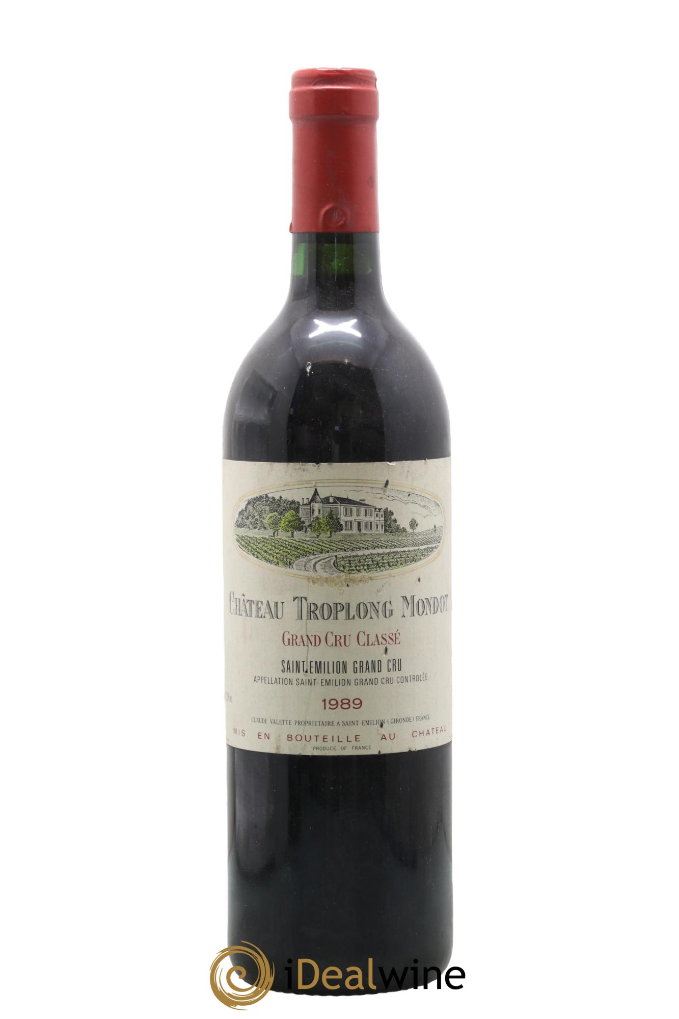 Château Troplong Mondot 1er Grand Cru Classé B 1989 - Lot of 1 bottle - 0