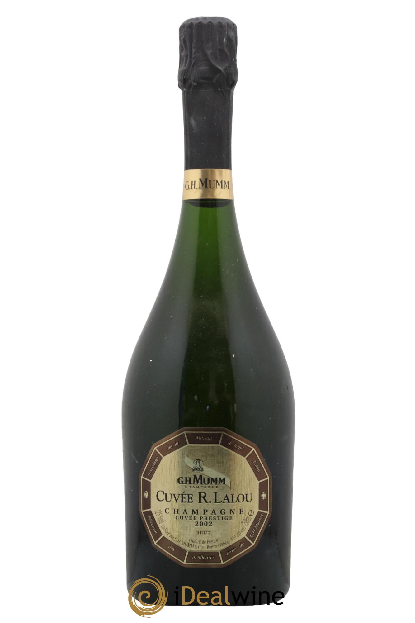 René Lalou Mumm 2002 - Lot of 1 bottle - 0